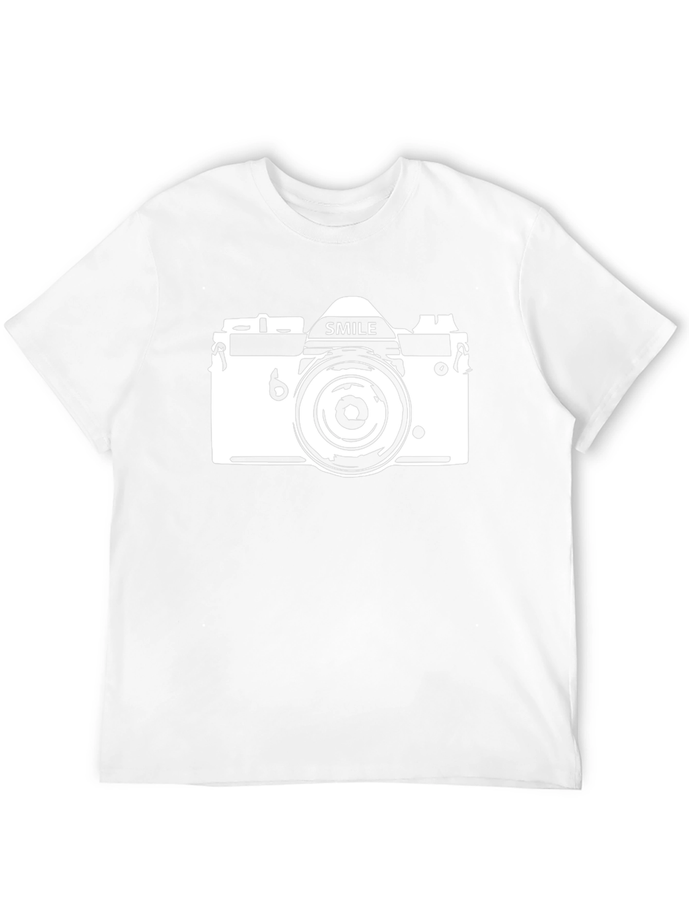Retro Camera Graphic Tee - Black
