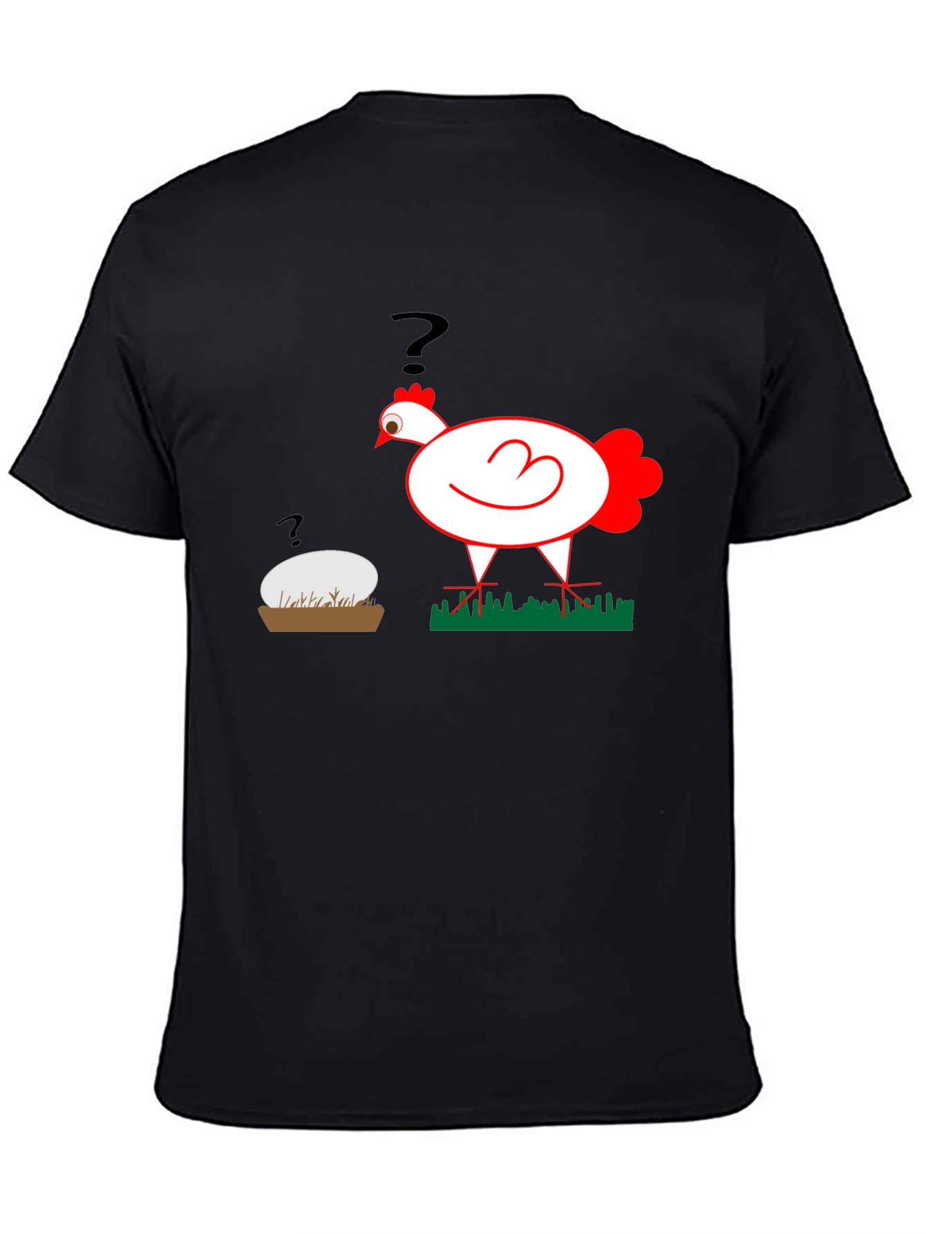 Funny Chicken or Egg T-Shirt - The Question!