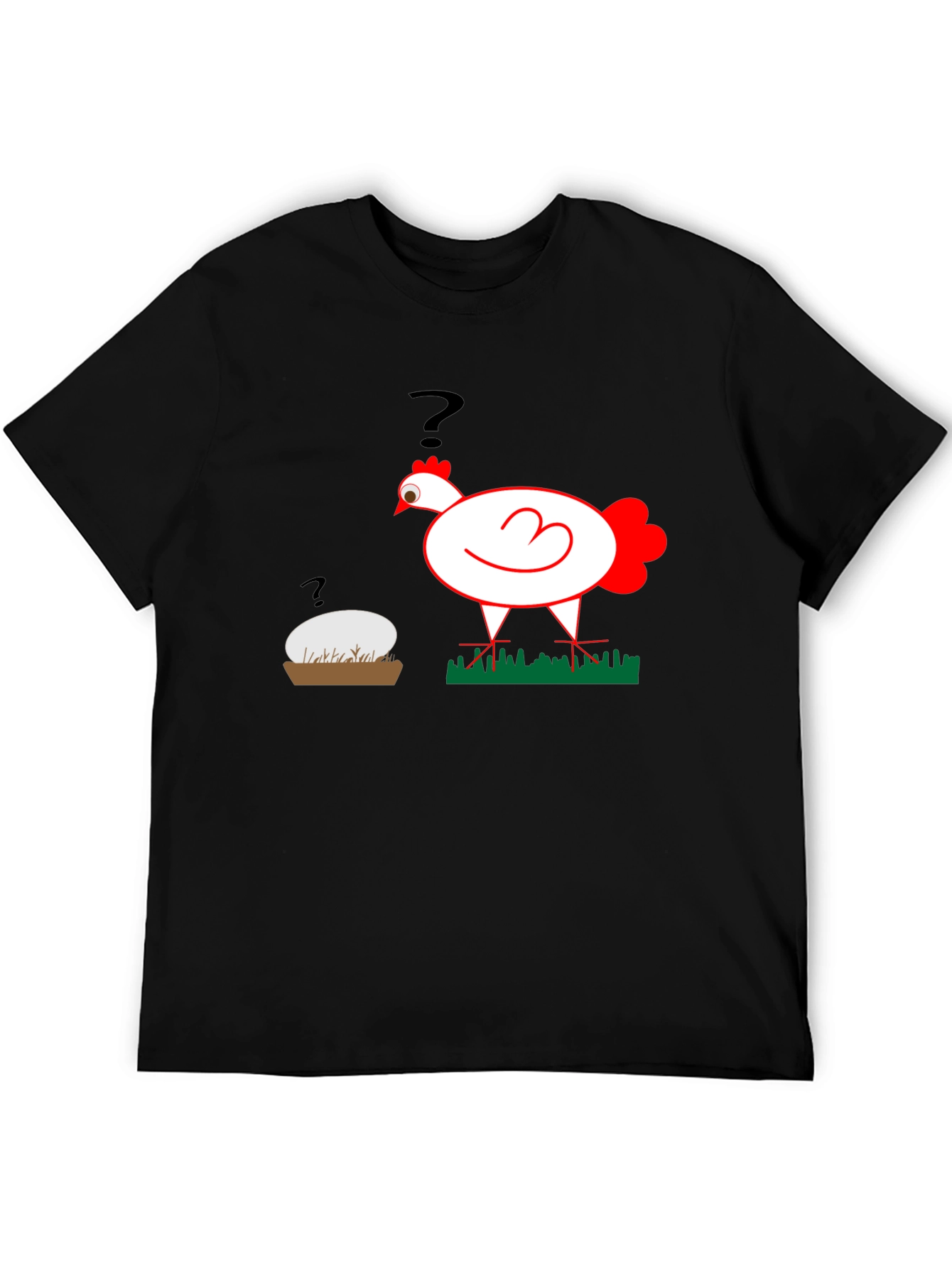 Funny Chicken or Egg T-Shirt - The Question!