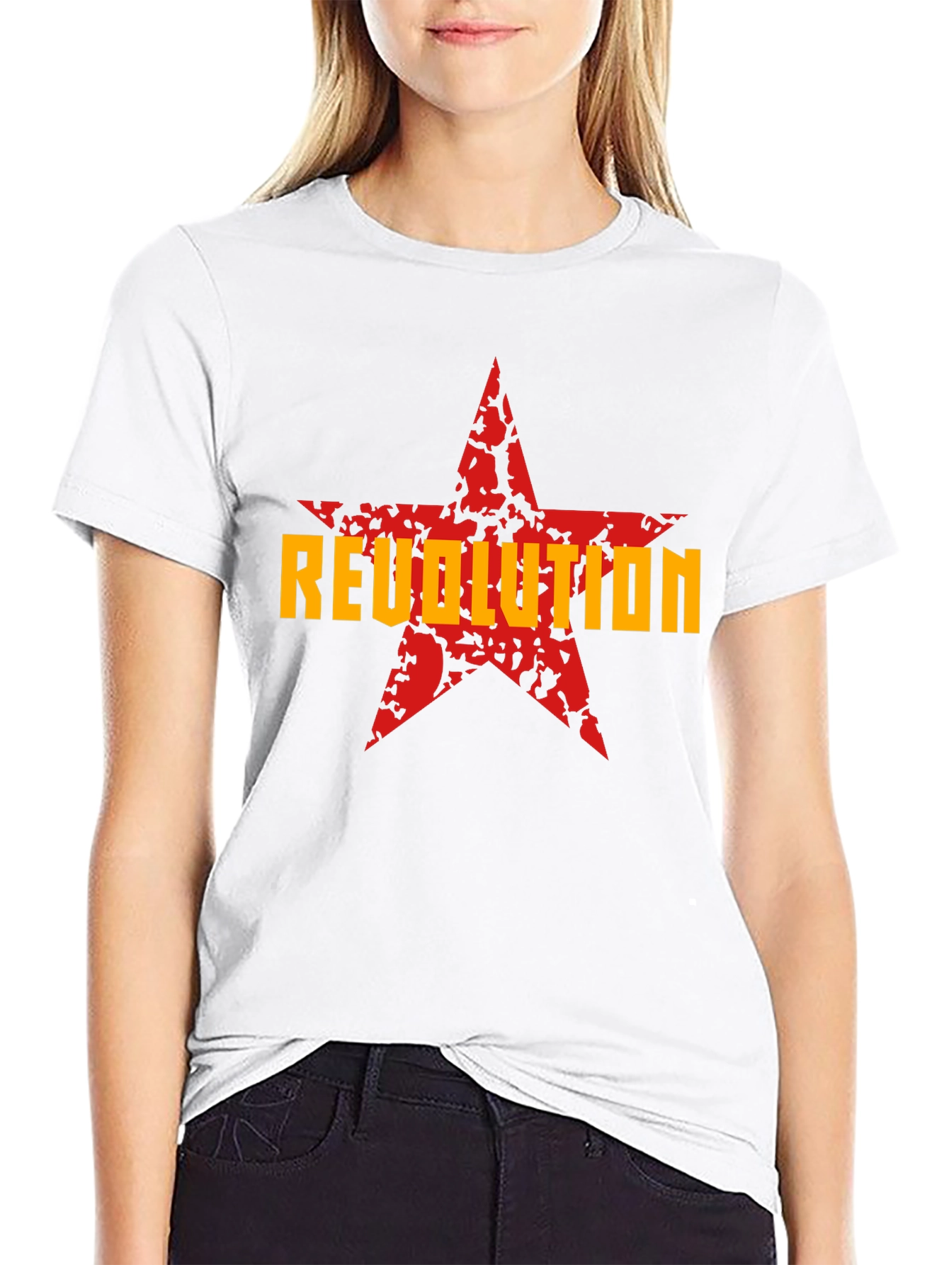 Revolution Star Graphic T-Shirt - Bold Statement Tee