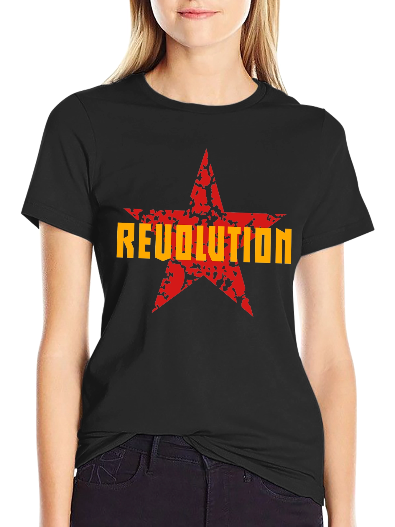 Revolution Star Graphic T-Shirt - Bold Statement Tee