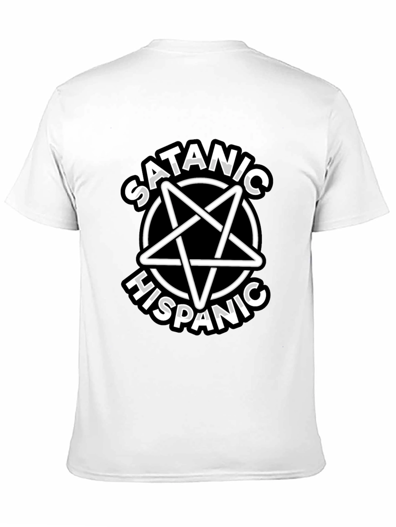 Satanic Hispanic T-Shirt - Black Graphic Tee