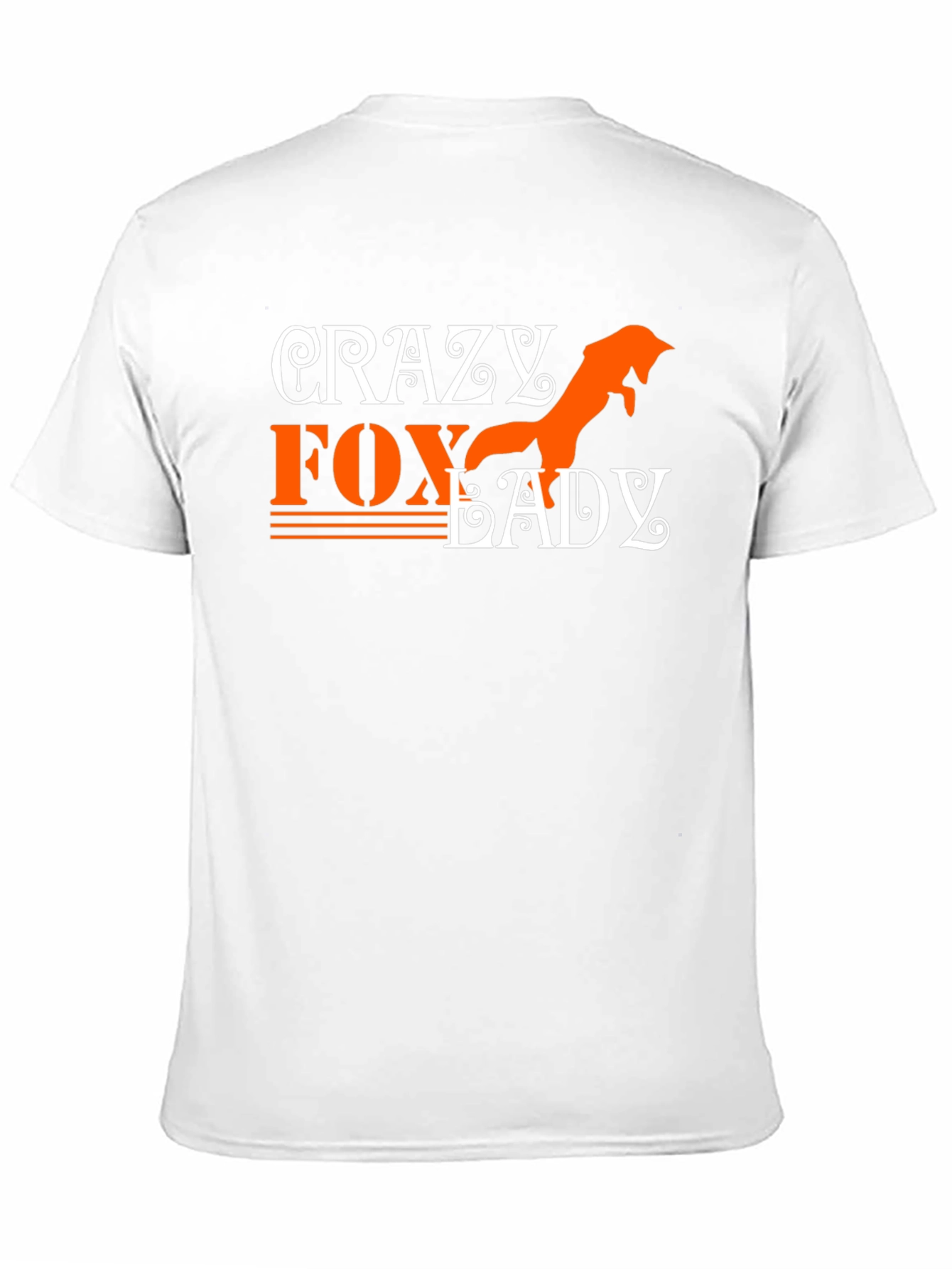 Crazy Fox Lady Graphic T-Shirt