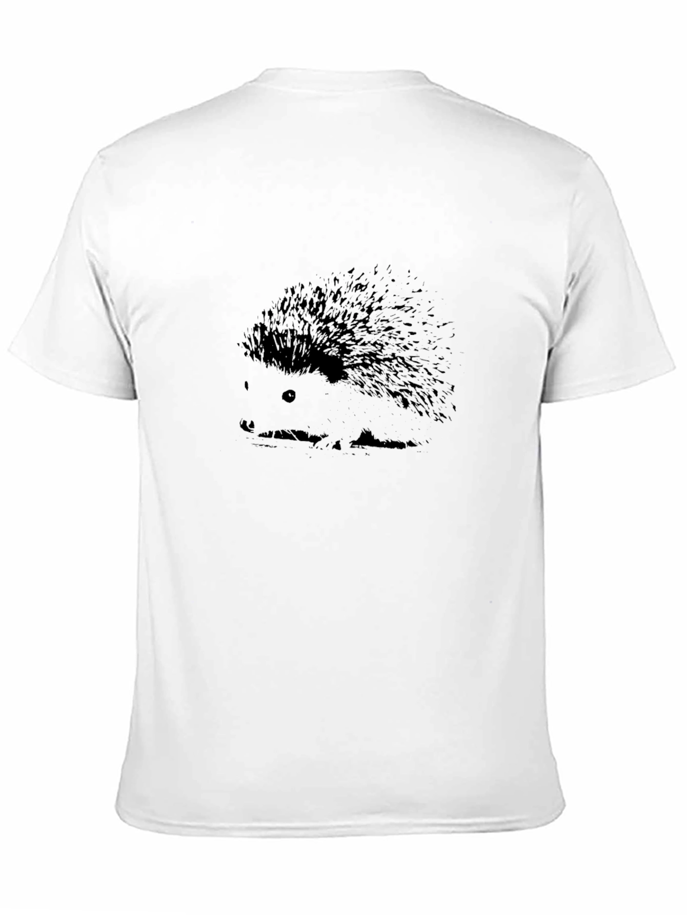 Black Hedgehog Graphic T-Shirt