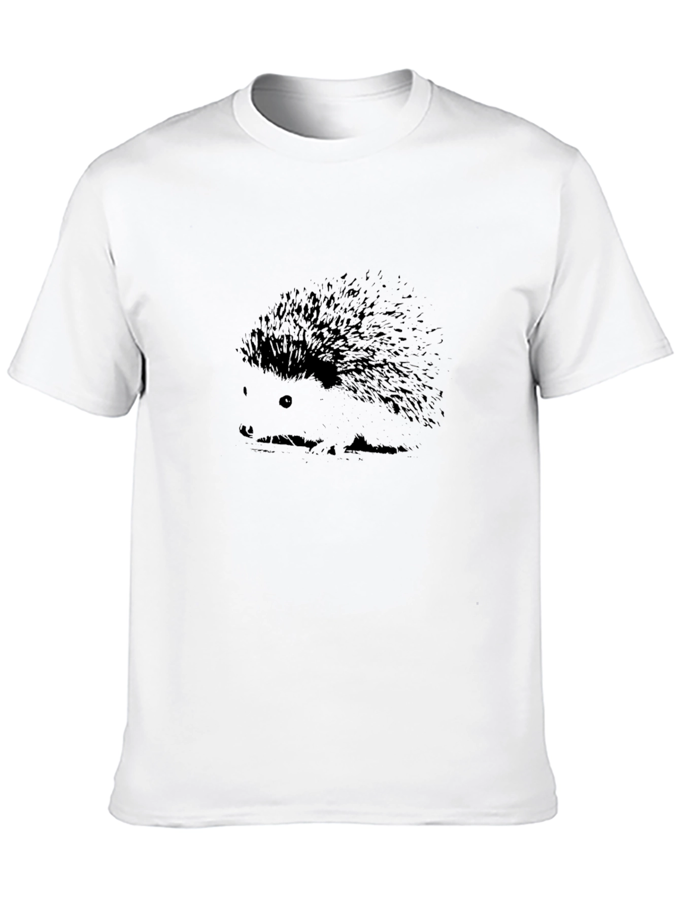 Black Hedgehog Graphic T-Shirt