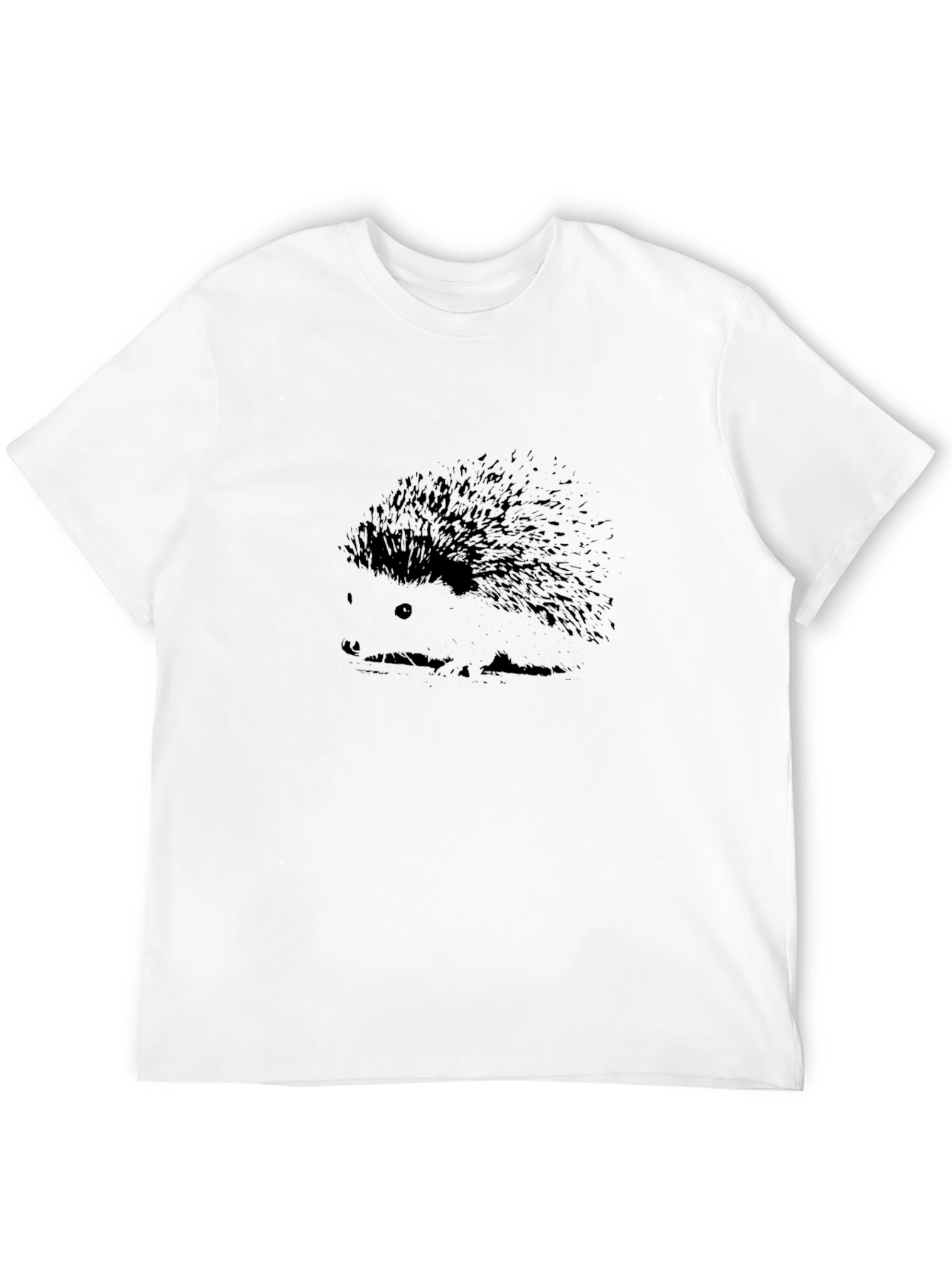 Black Hedgehog Graphic T-Shirt