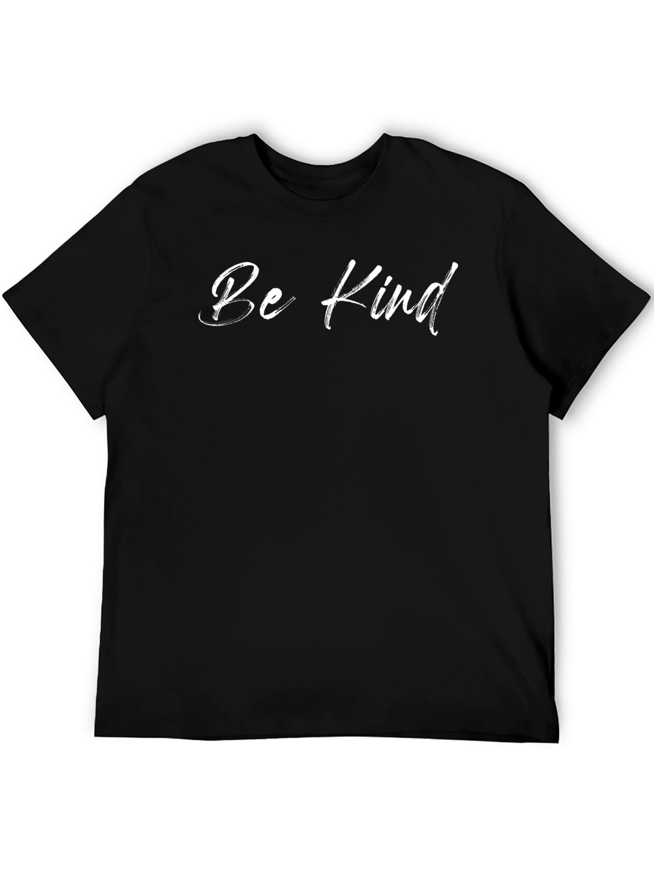 Be Kind Graphic Tee - Soft Black Cotton T-Shirt