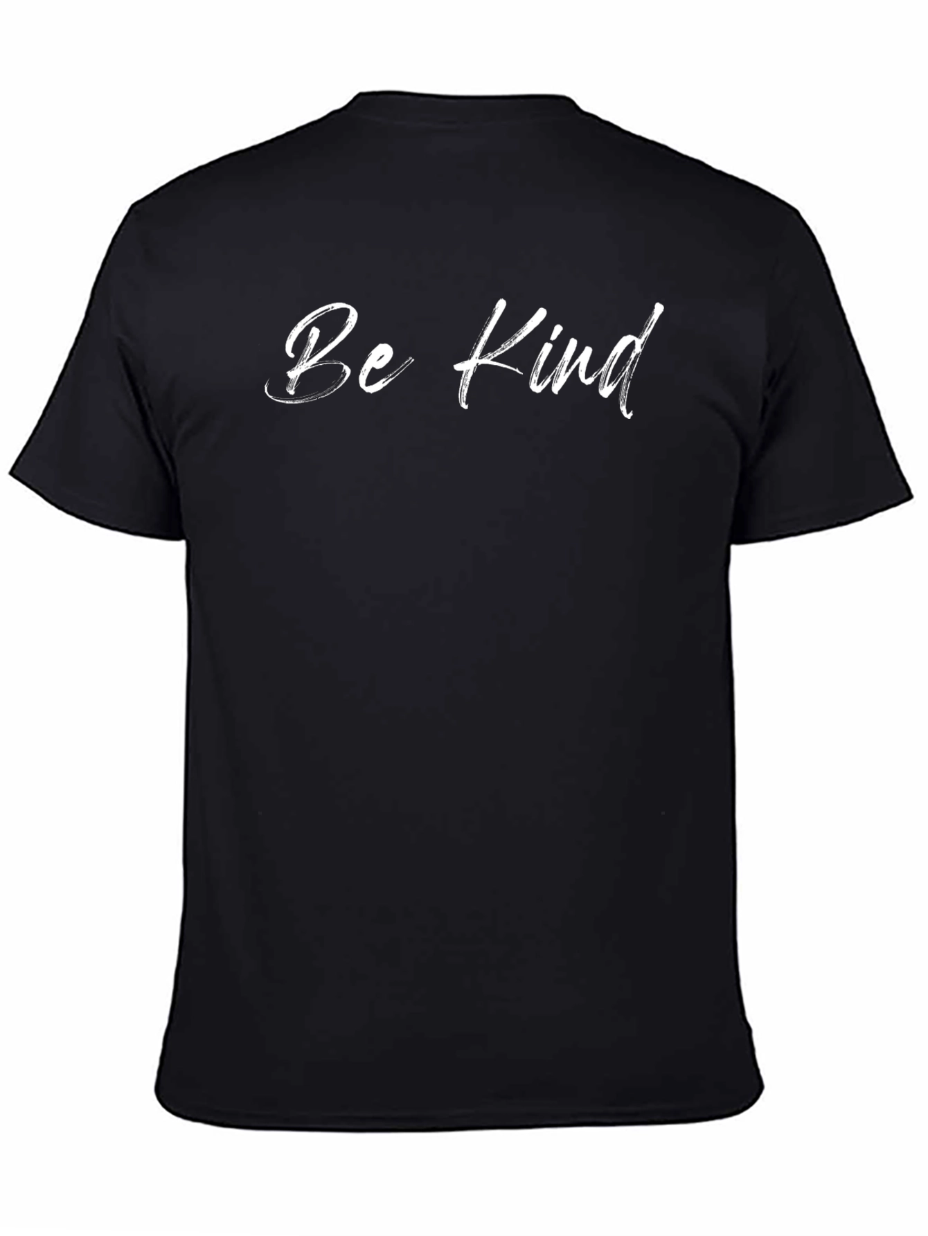 Be Kind Graphic Tee - Soft Black Cotton T-Shirt