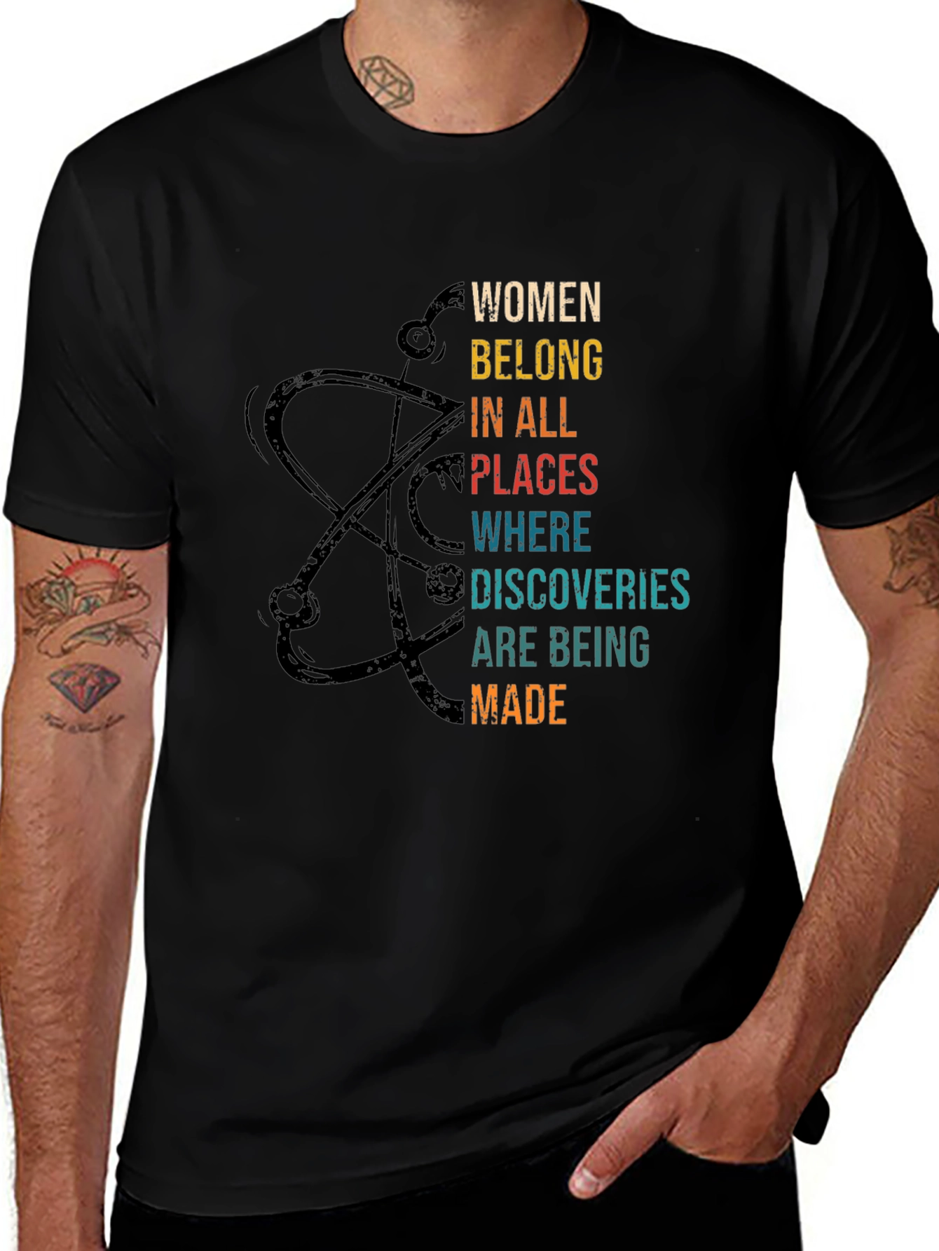 Women Belong T-Shirt - Science Tee