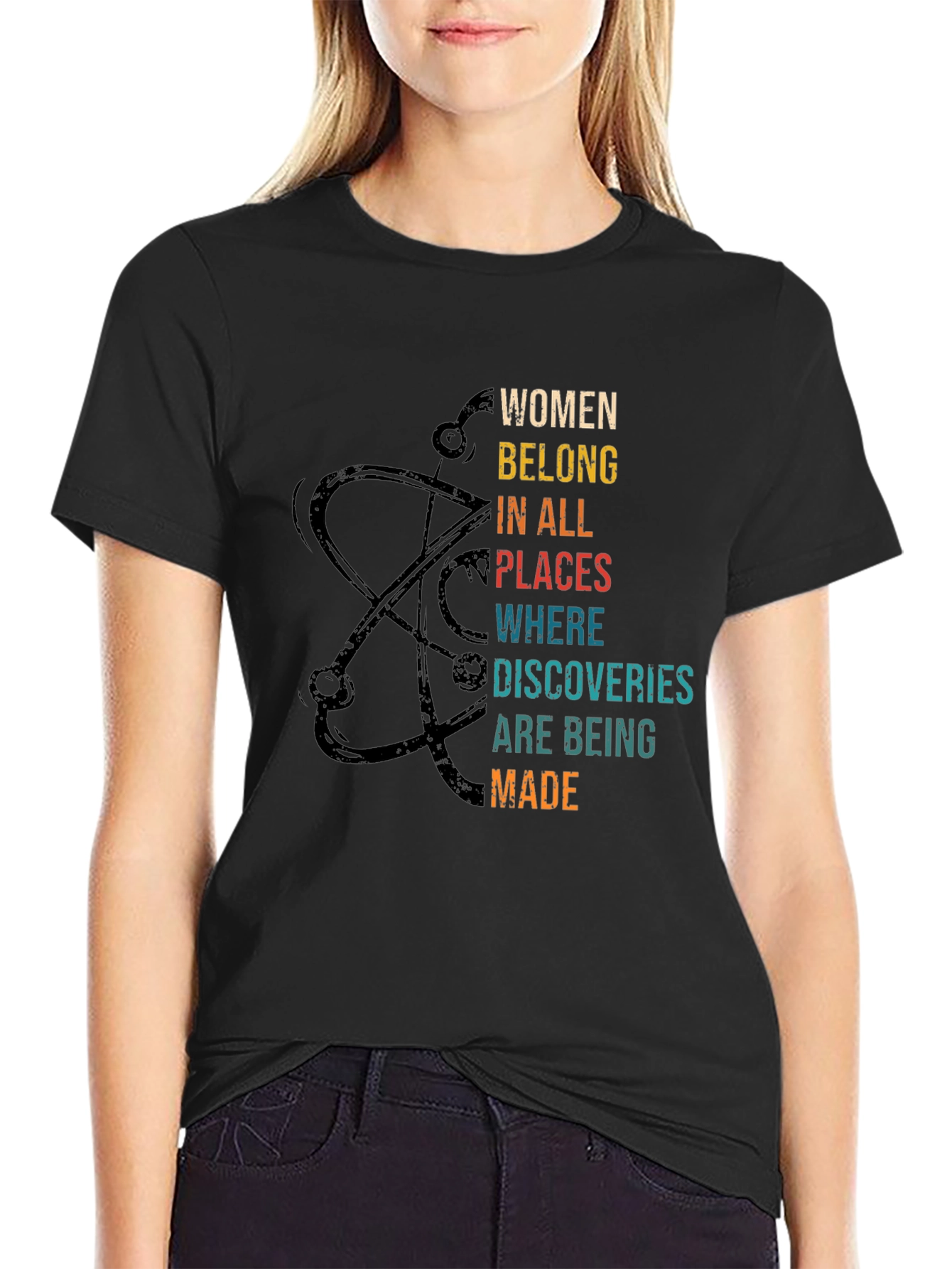 Women Belong T-Shirt - Science Tee