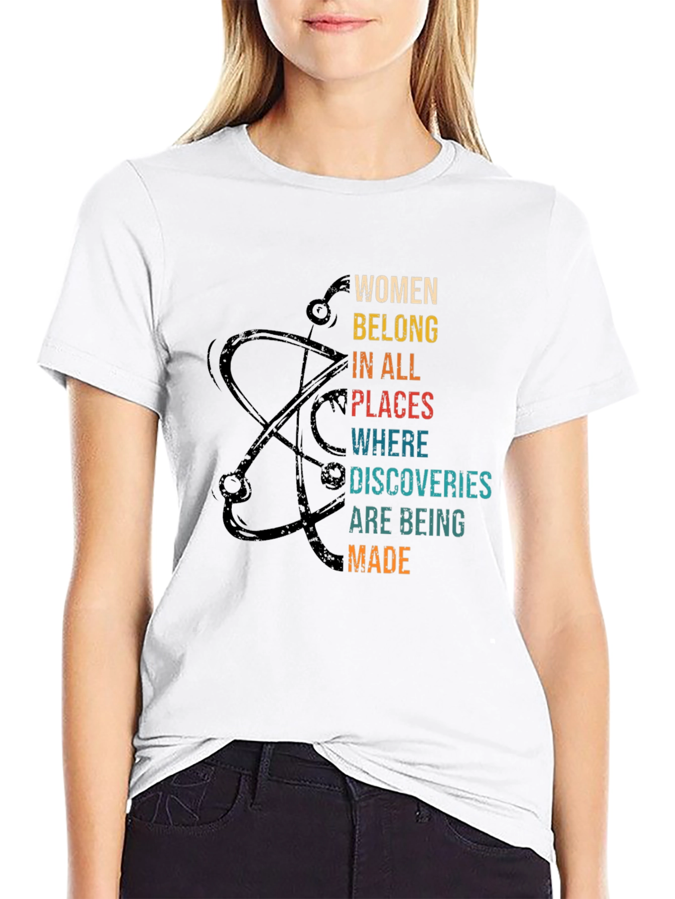 Women Belong T-Shirt - Science Tee