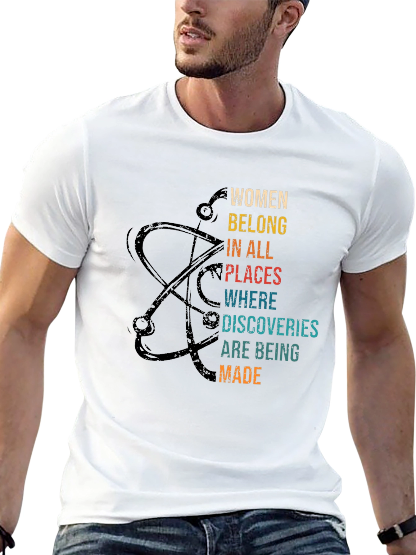 Women Belong T-Shirt - Science Tee