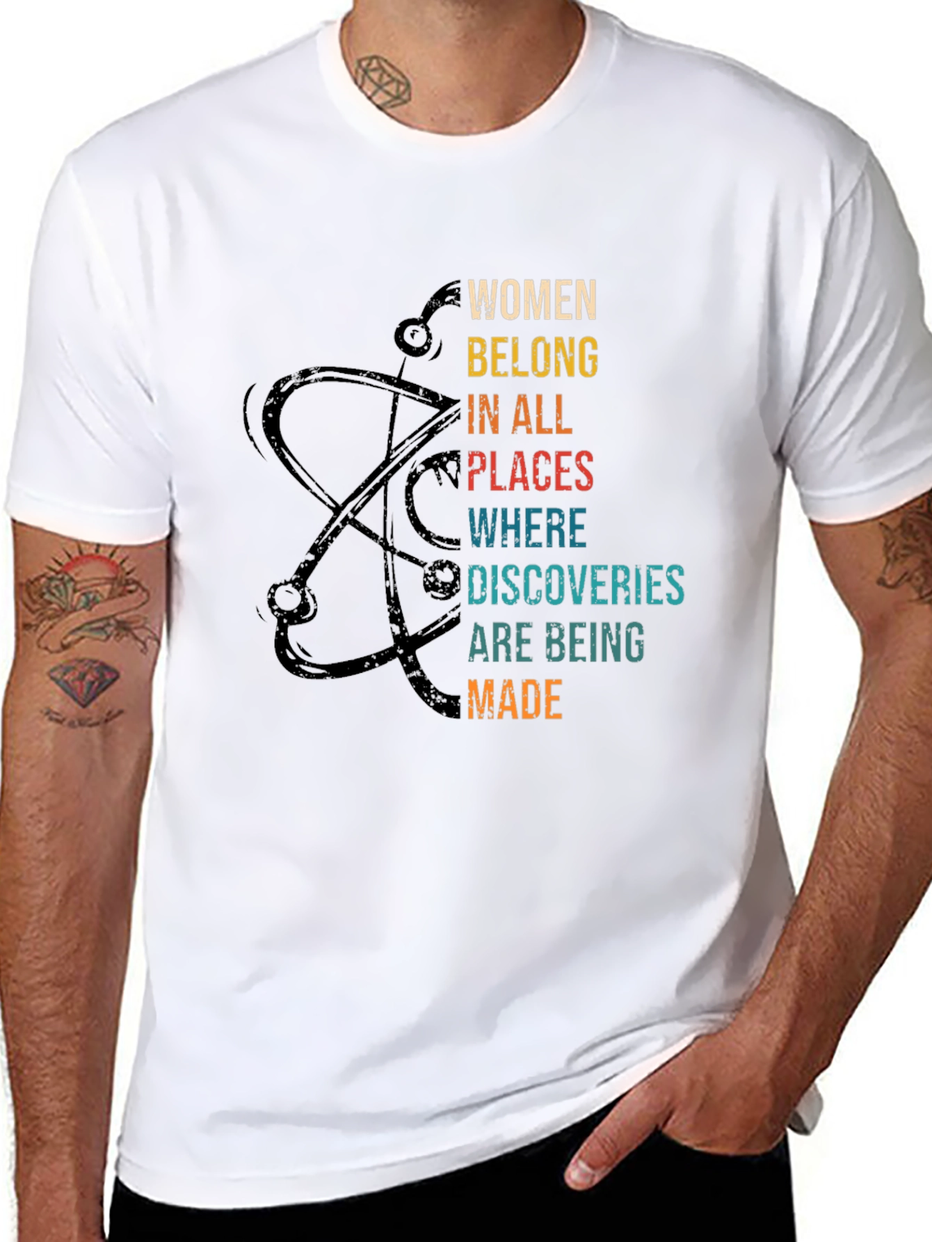 Women Belong T-Shirt - Science Tee