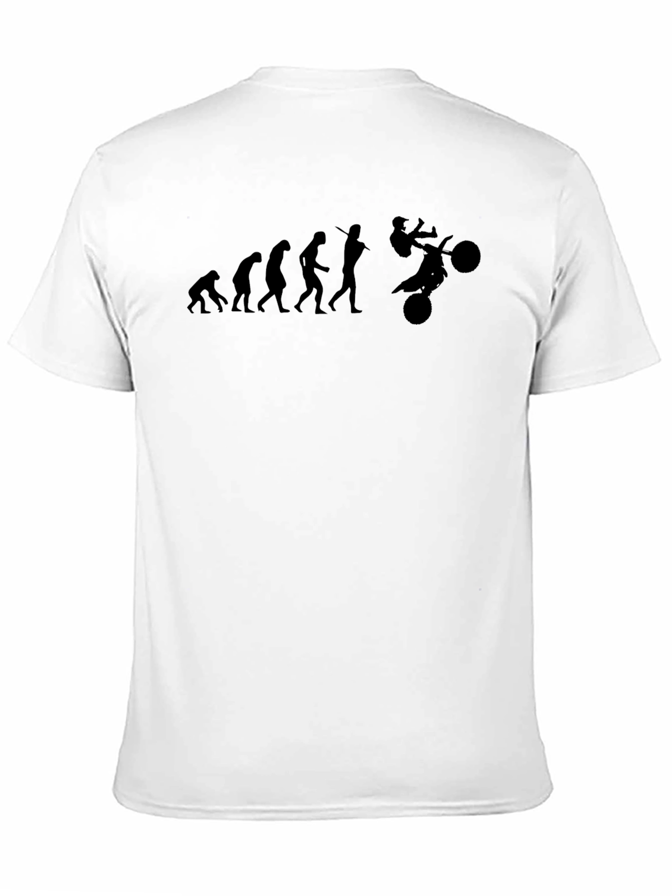 Evolution to Motocross Rider Black T-Shirt
