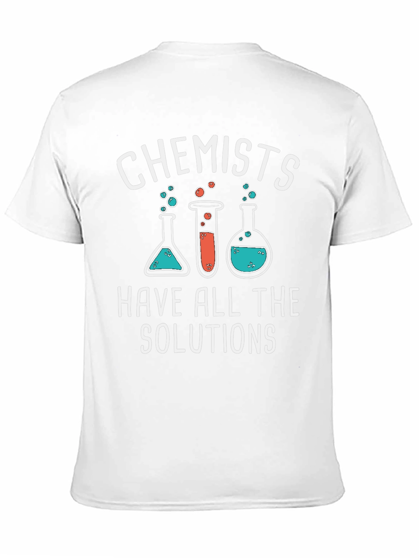 Chemist Humor Black T-Shirt - Solutions Graphic Tee