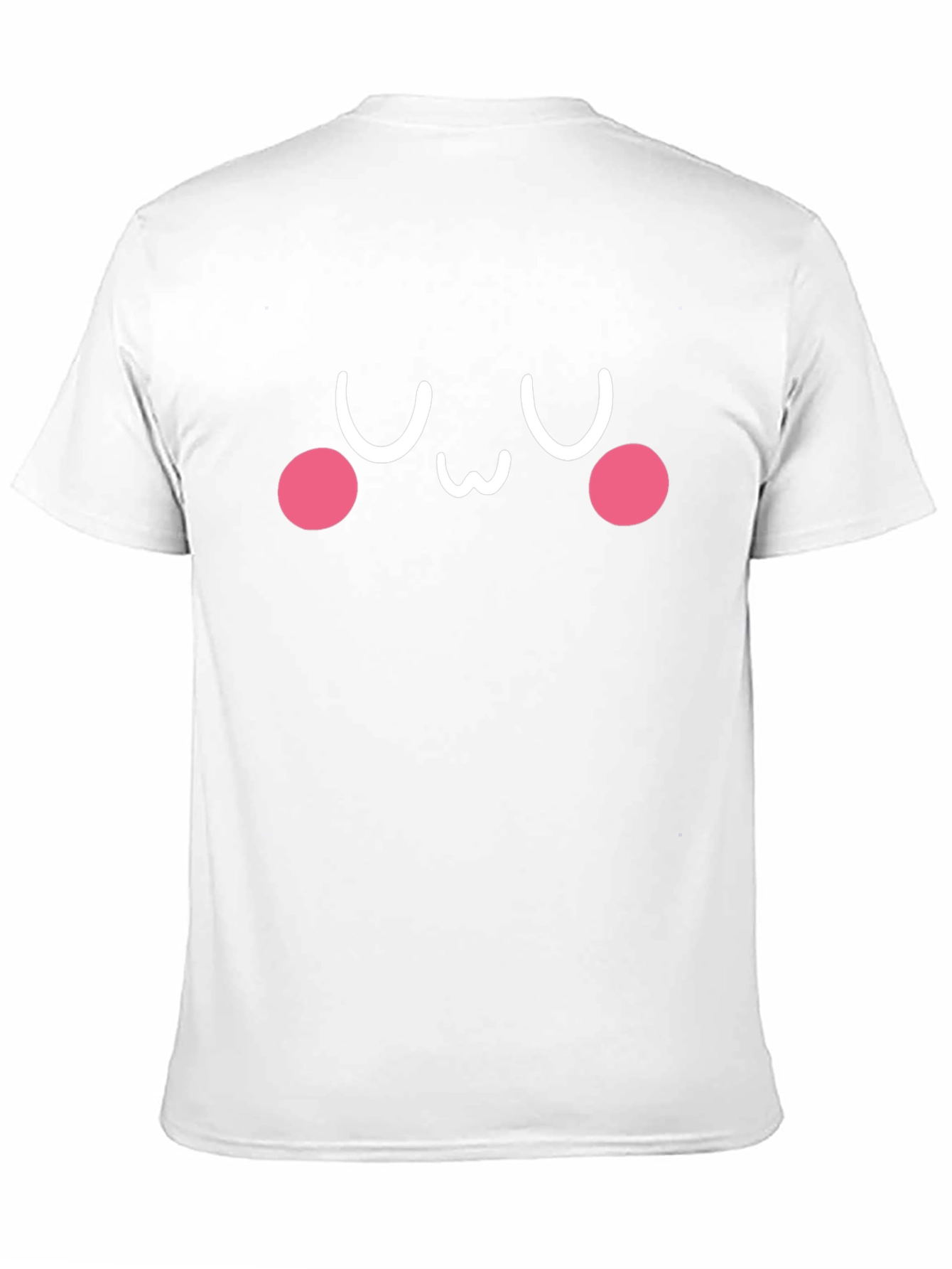 Cute Kawaii Face Black T-Shirt - Express Your Style!