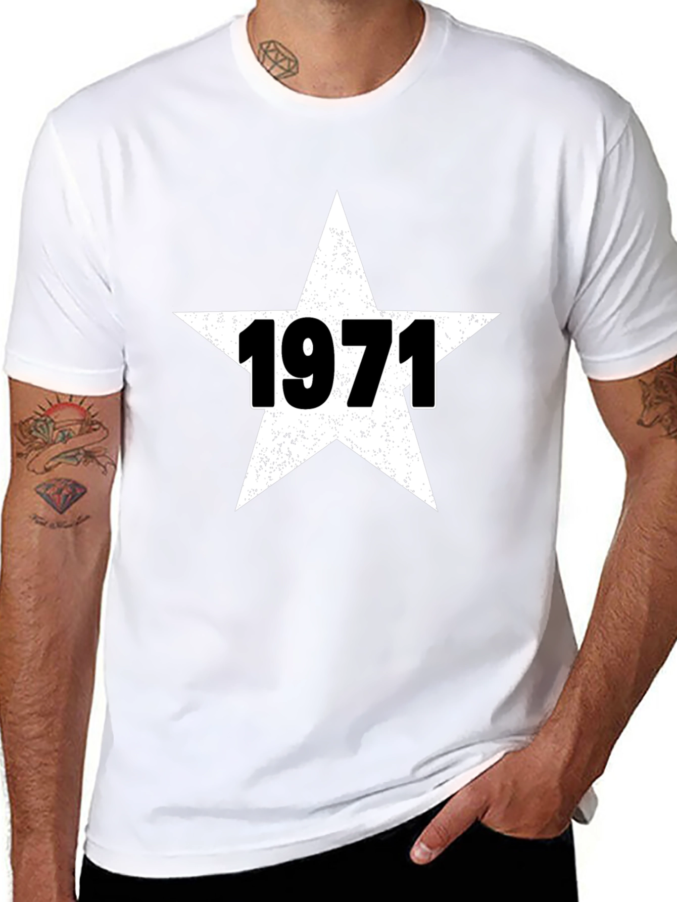 1971 Star Graphic Tee - Retro Style