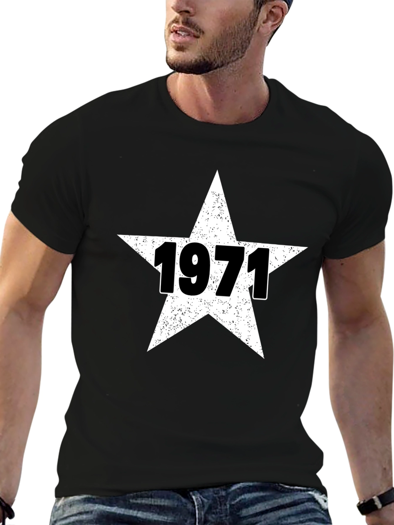 1971 Star Graphic Tee - Retro Style