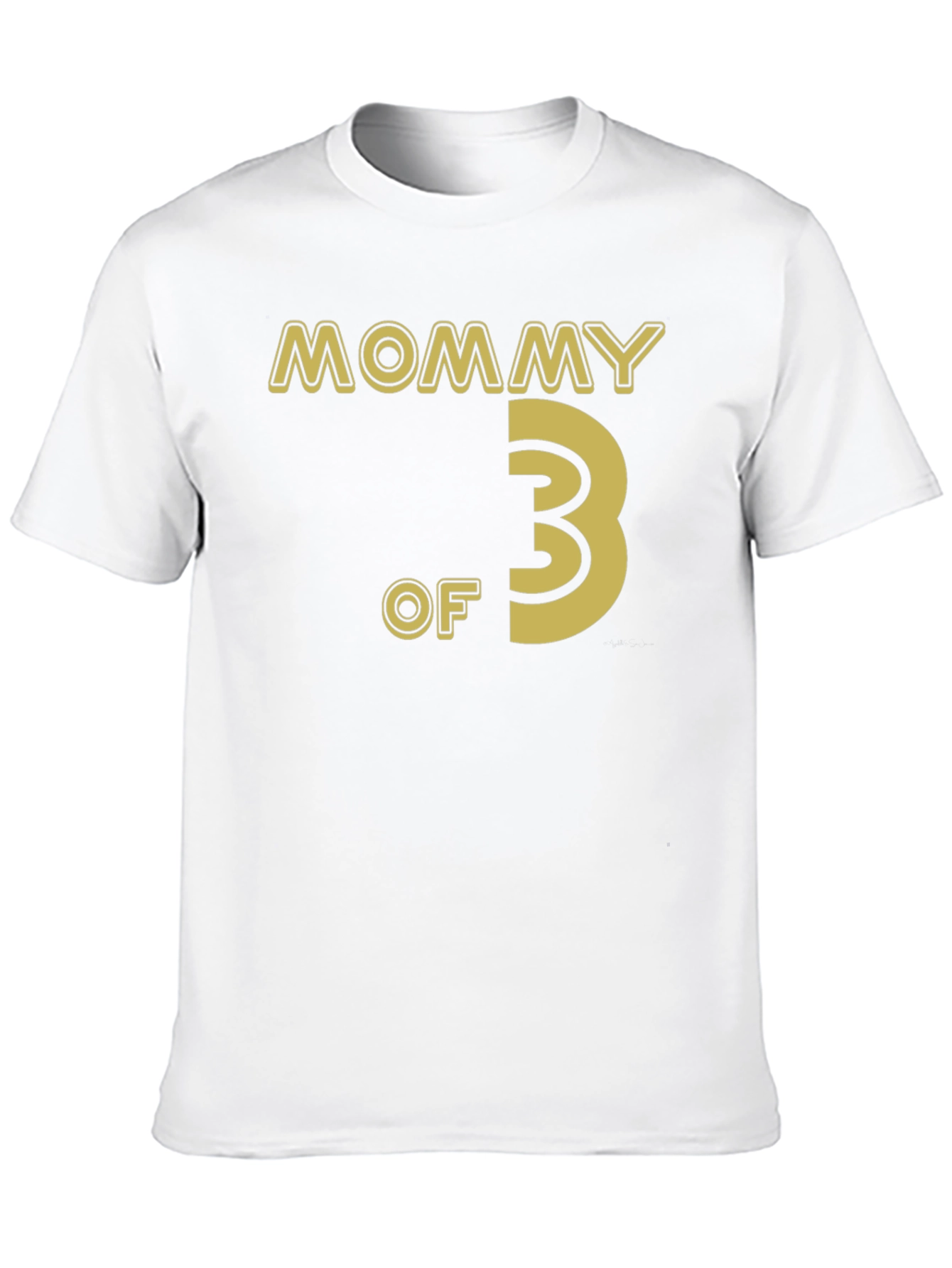 Mommy of 3 T-Shirt - Cute Family Tee