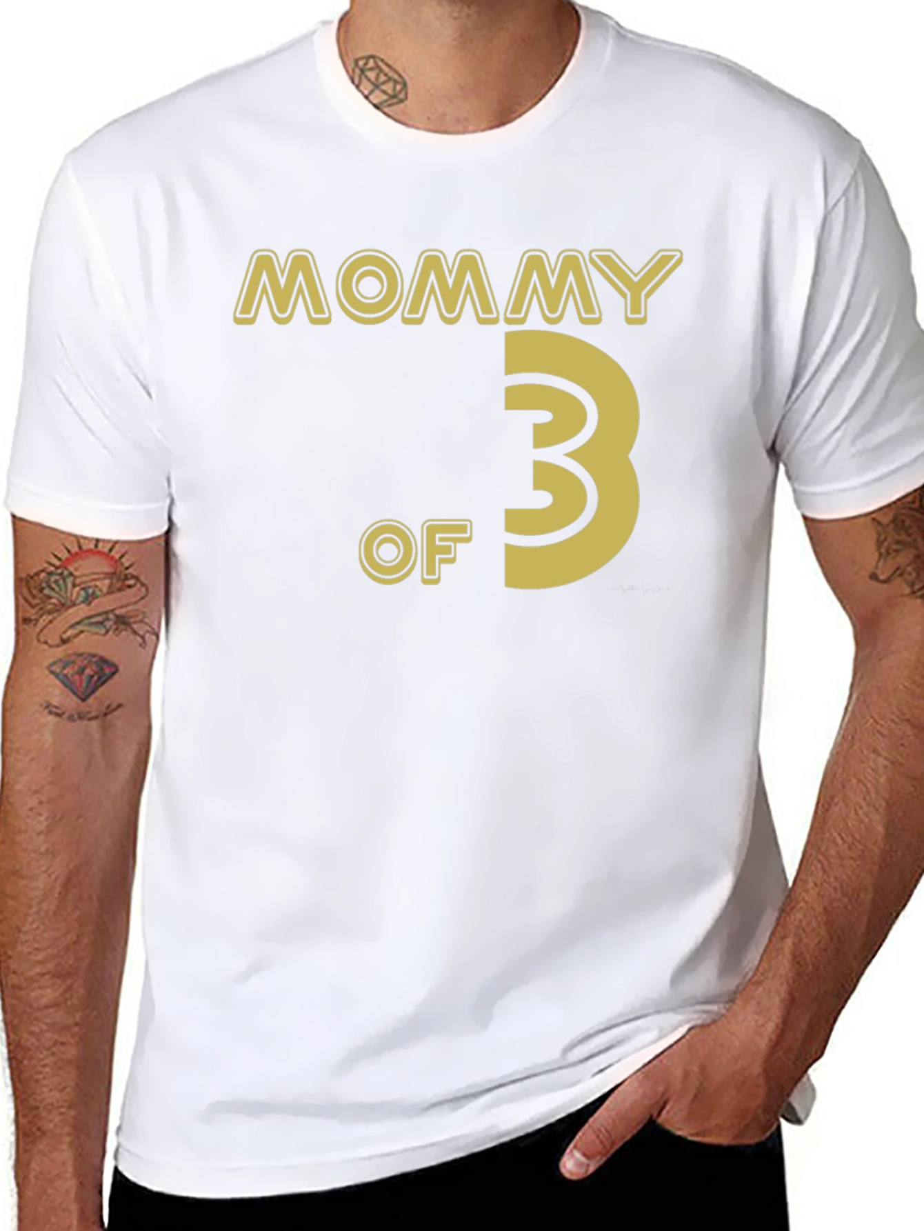 Mommy of 3 T-Shirt - Cute Family Tee