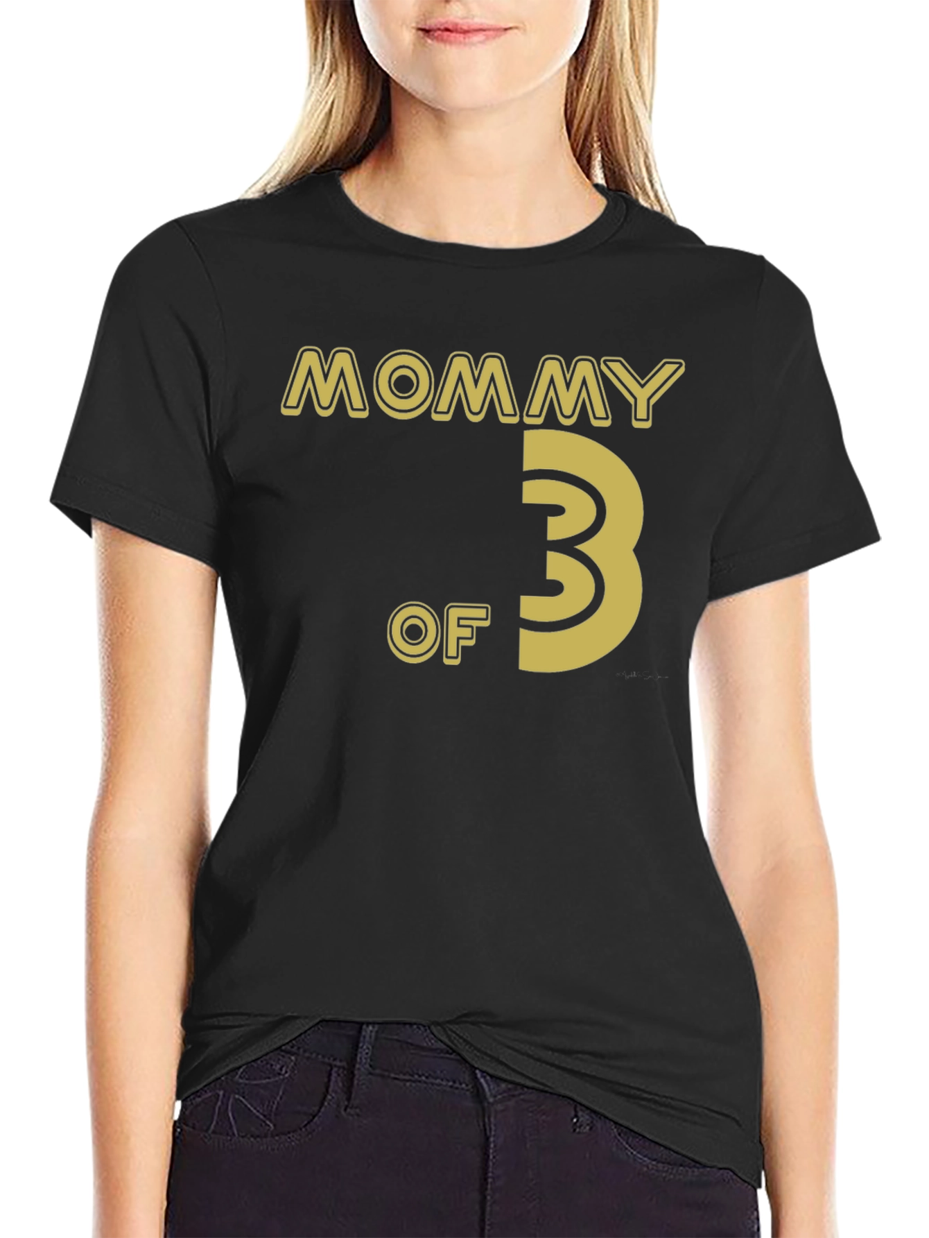 Mommy of 3 T-Shirt - Cute Family Tee