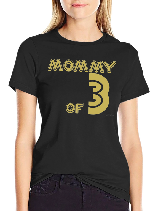 Mommy of 3 T-Shirt - Cute Family Tee