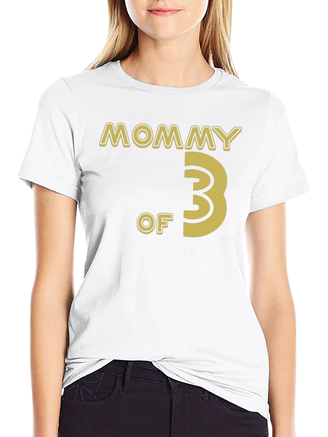 Mommy of 3 T-Shirt - Cute Family Tee