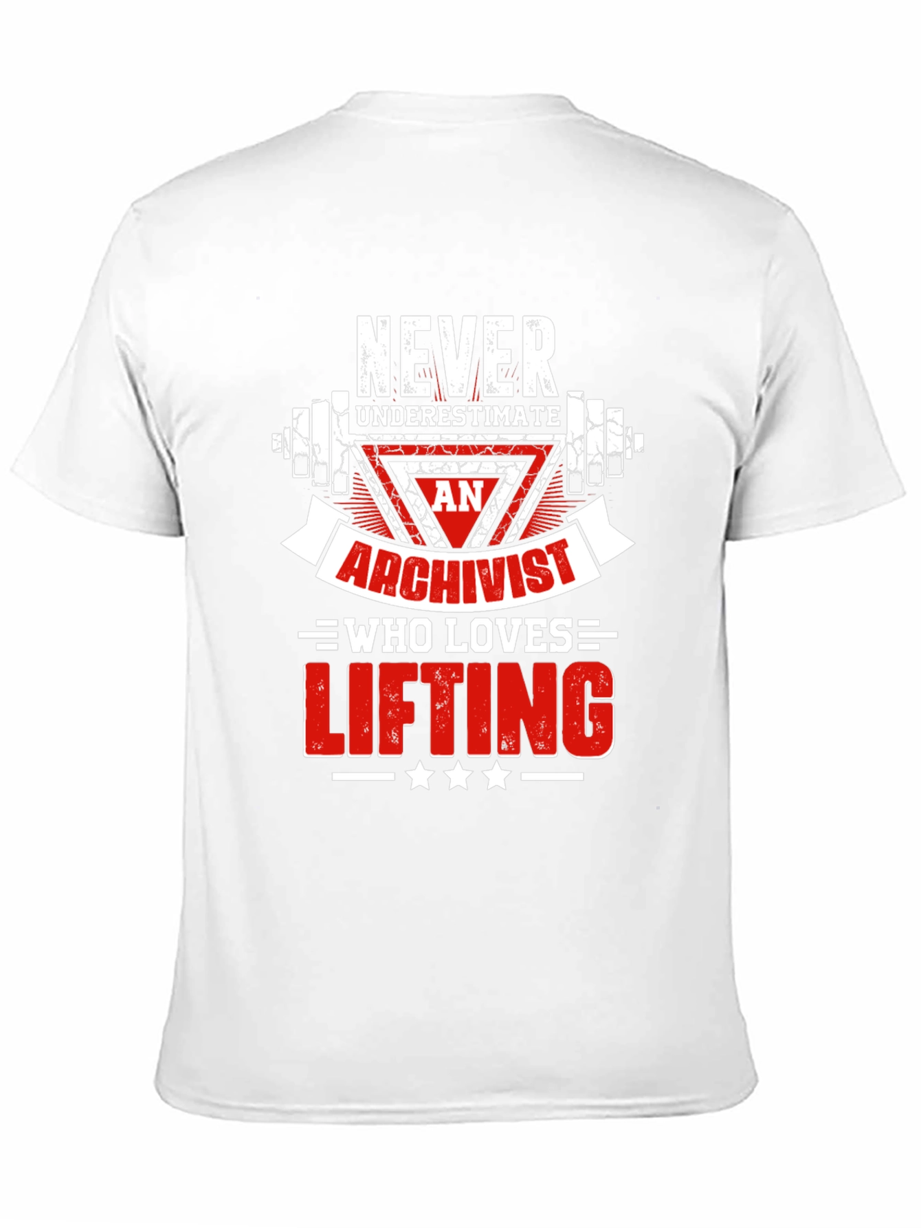 Archivist Who Loves Lifting T-Shirt - Gym Gift