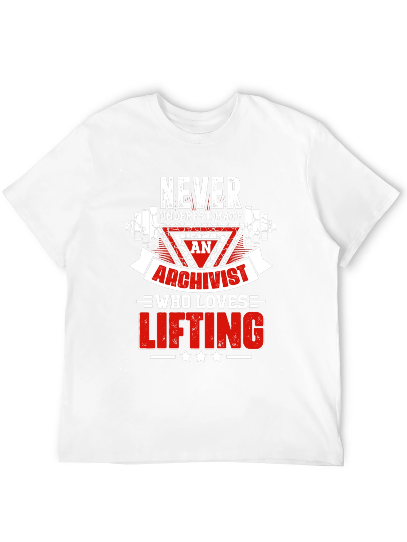 Archivist Who Loves Lifting T-Shirt - Gym Gift