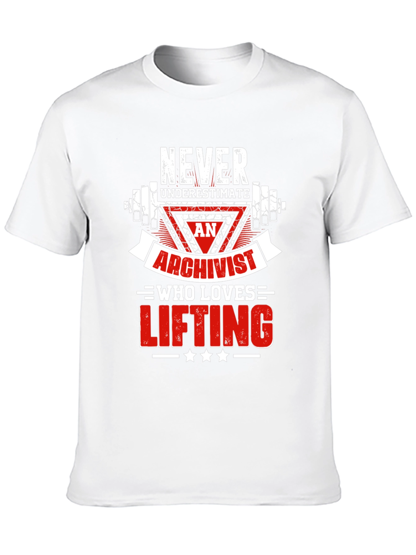 Archivist Who Loves Lifting T-Shirt - Gym Gift
