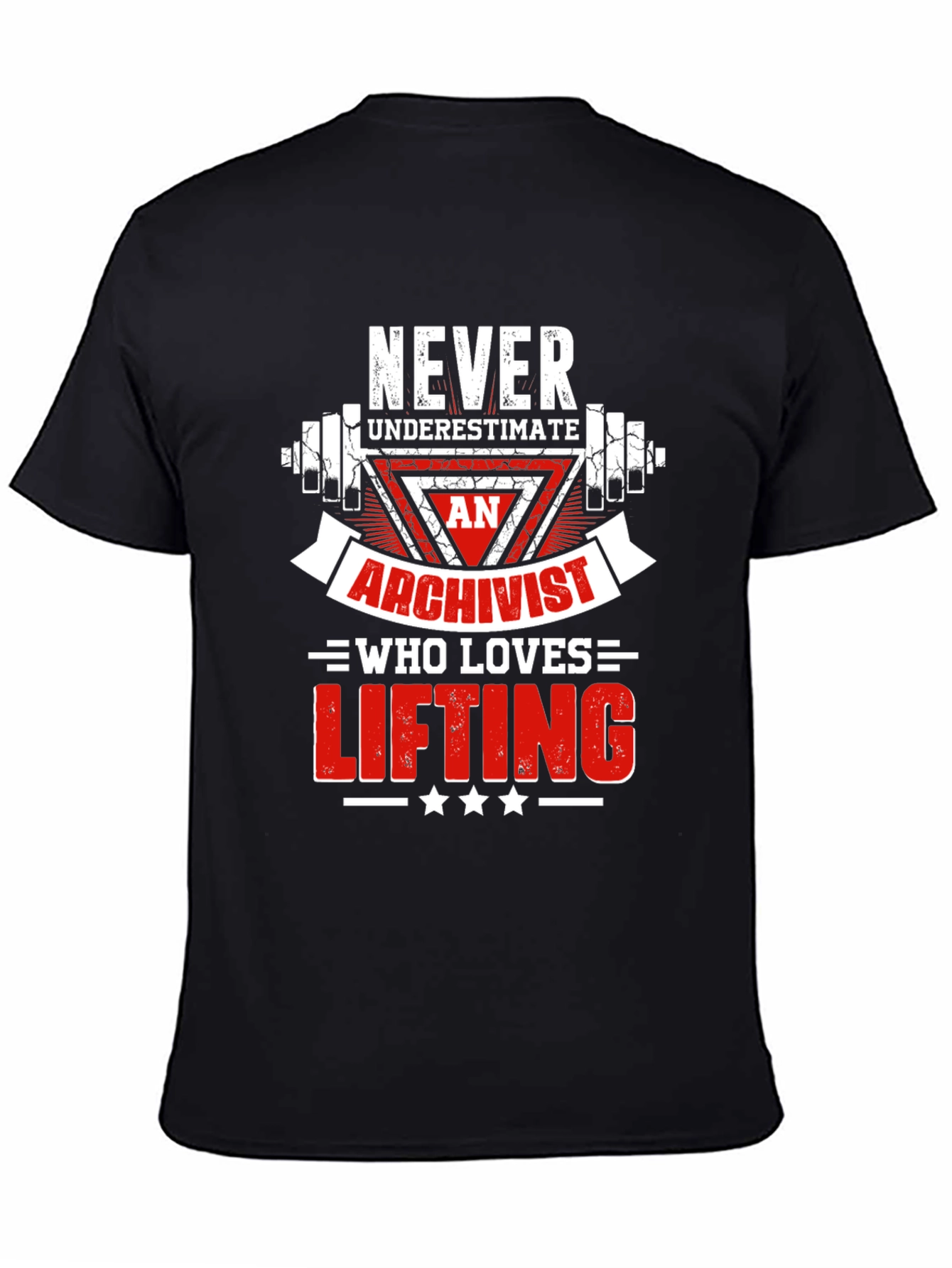 Archivist Who Loves Lifting T-Shirt - Gym Gift