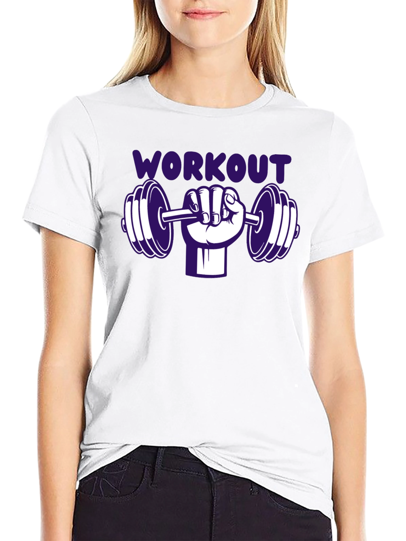 Workout Graphic Tee - Gym Fitness Shirt