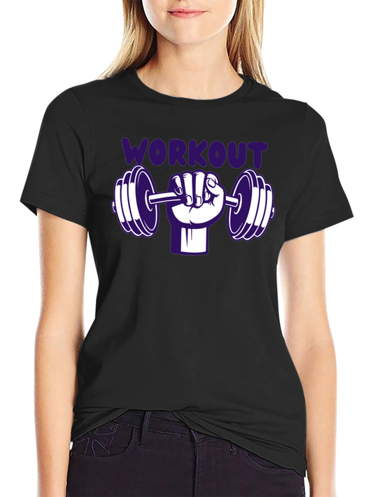 Workout Graphic Tee - Gym Fitness Shirt