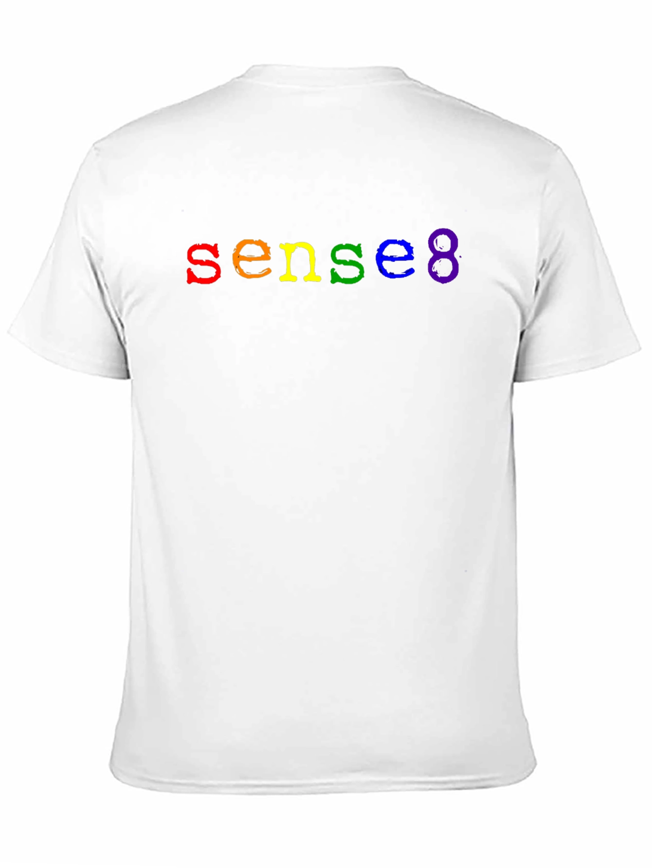 Sense8 Rainbow Logo Black T-Shirt