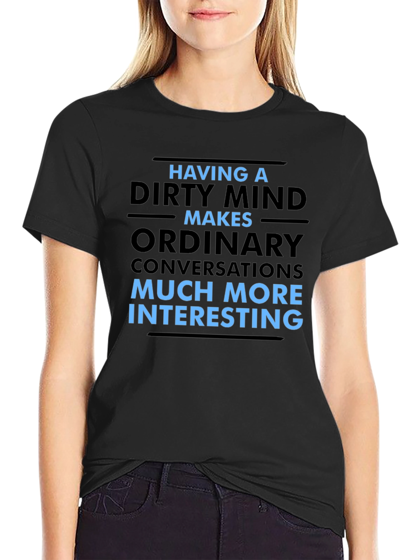 Dirty Mind Funny Graphic Tee