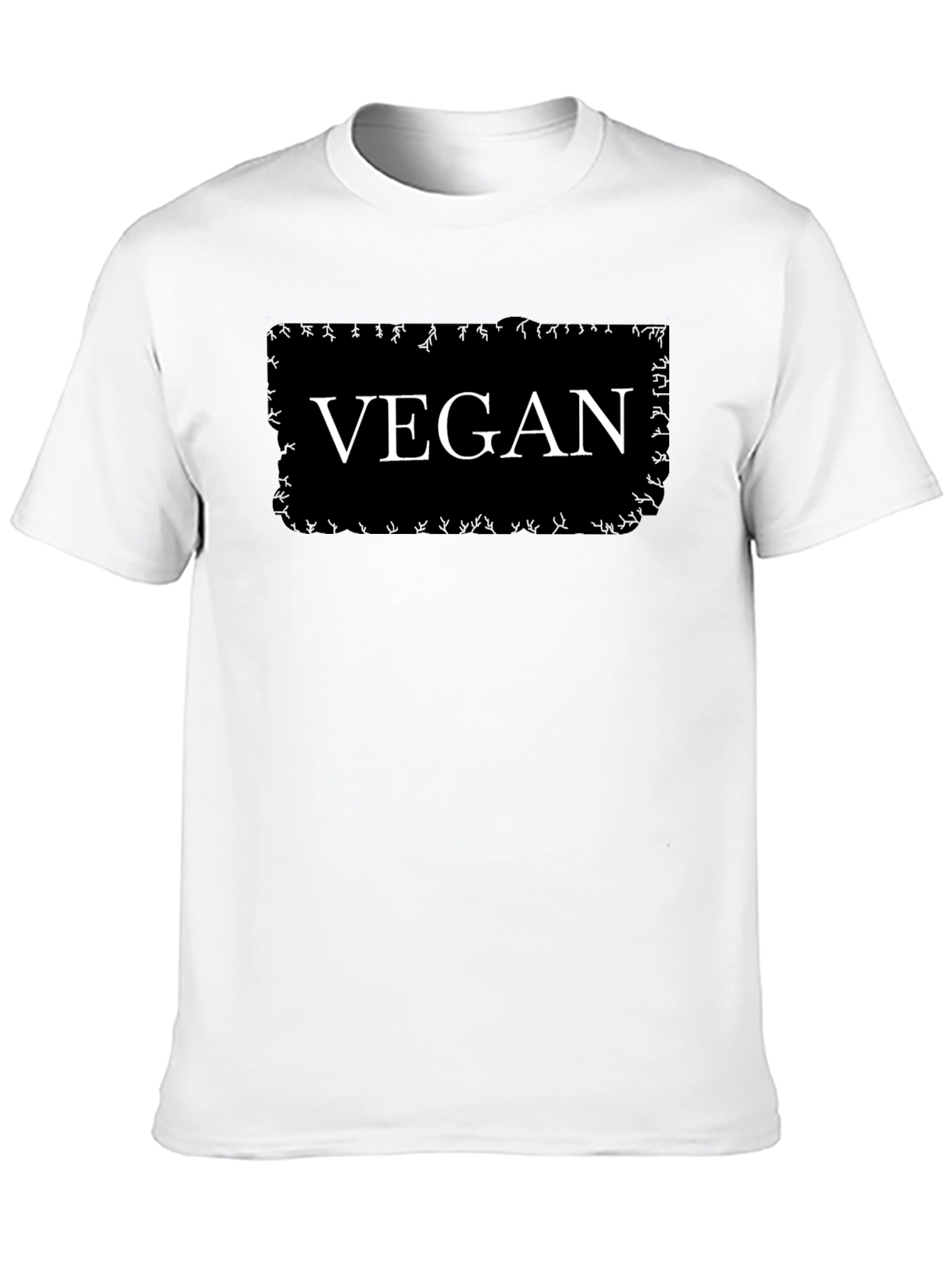 Vegan Graphic T-Shirt - Black