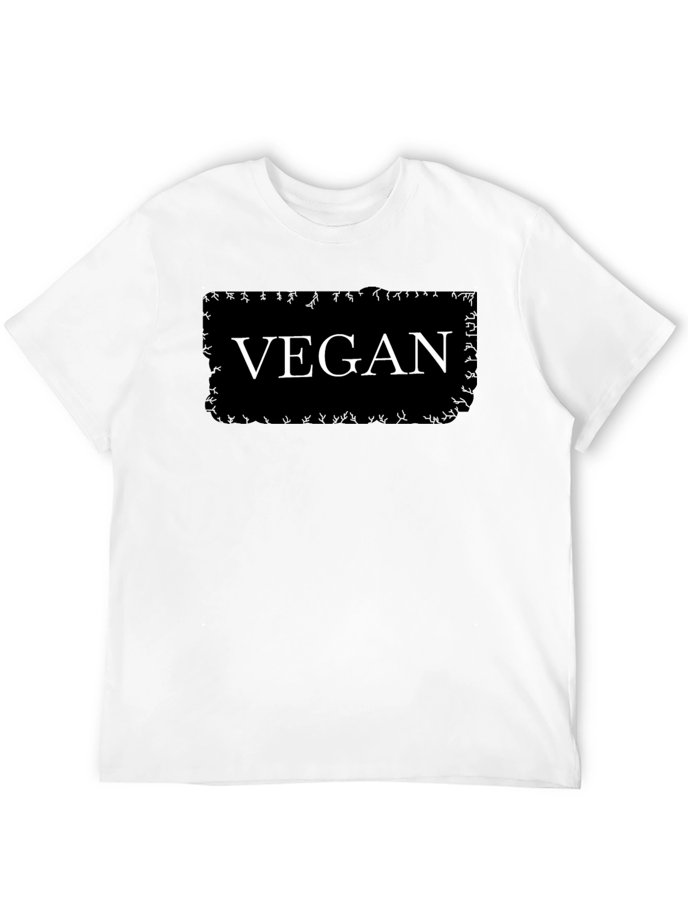 Vegan Graphic T-Shirt - Black