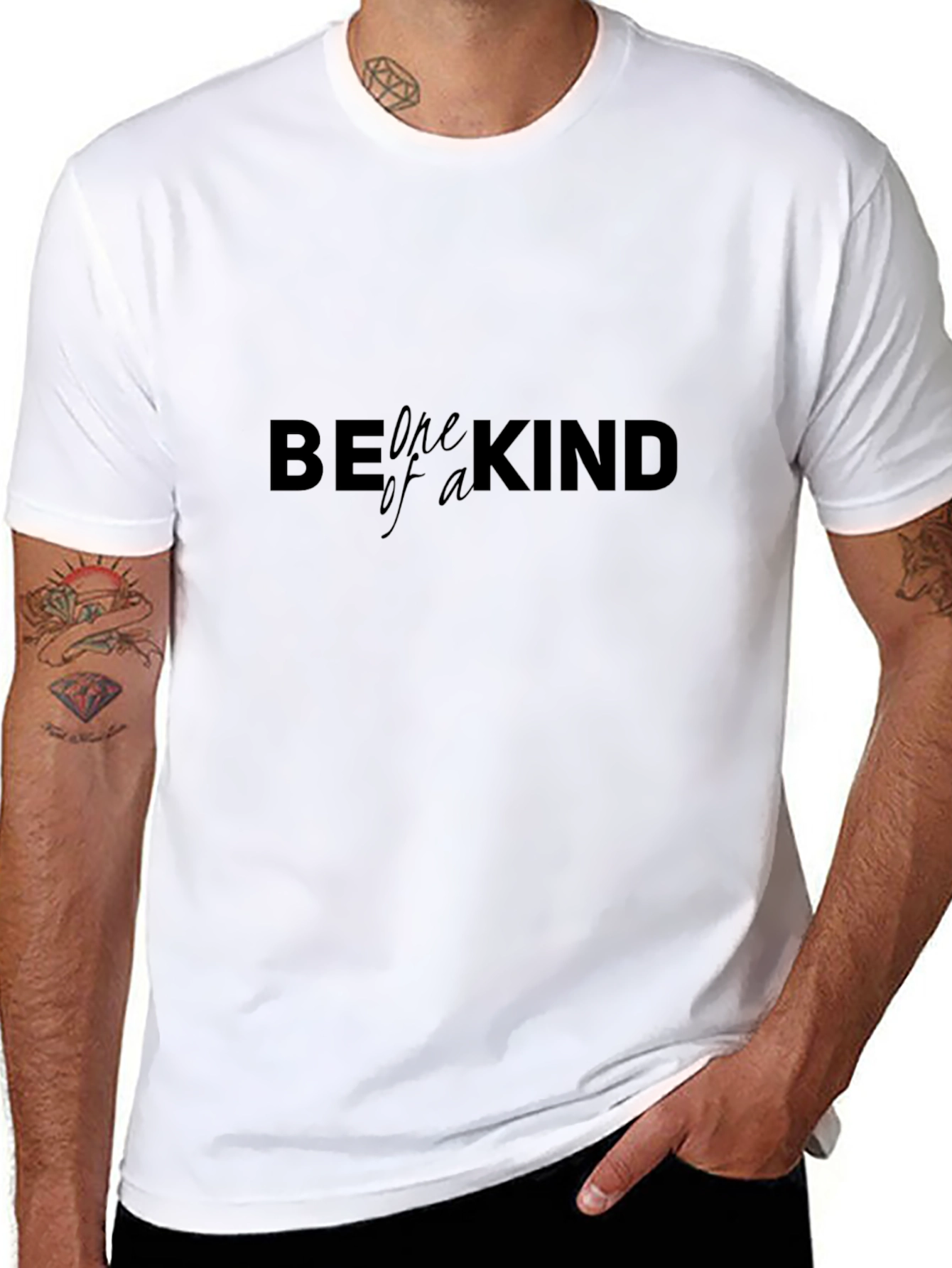 Be One of a Kind Black Graphic Tee