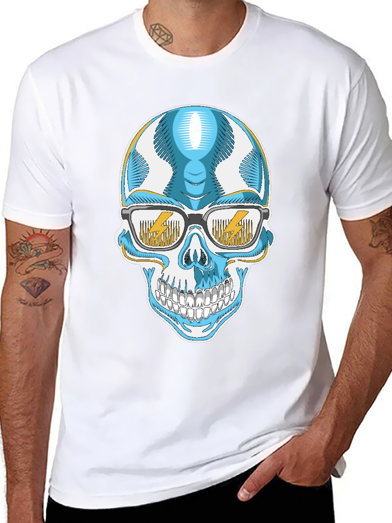 Cool Skull T-Shirt with Glasses