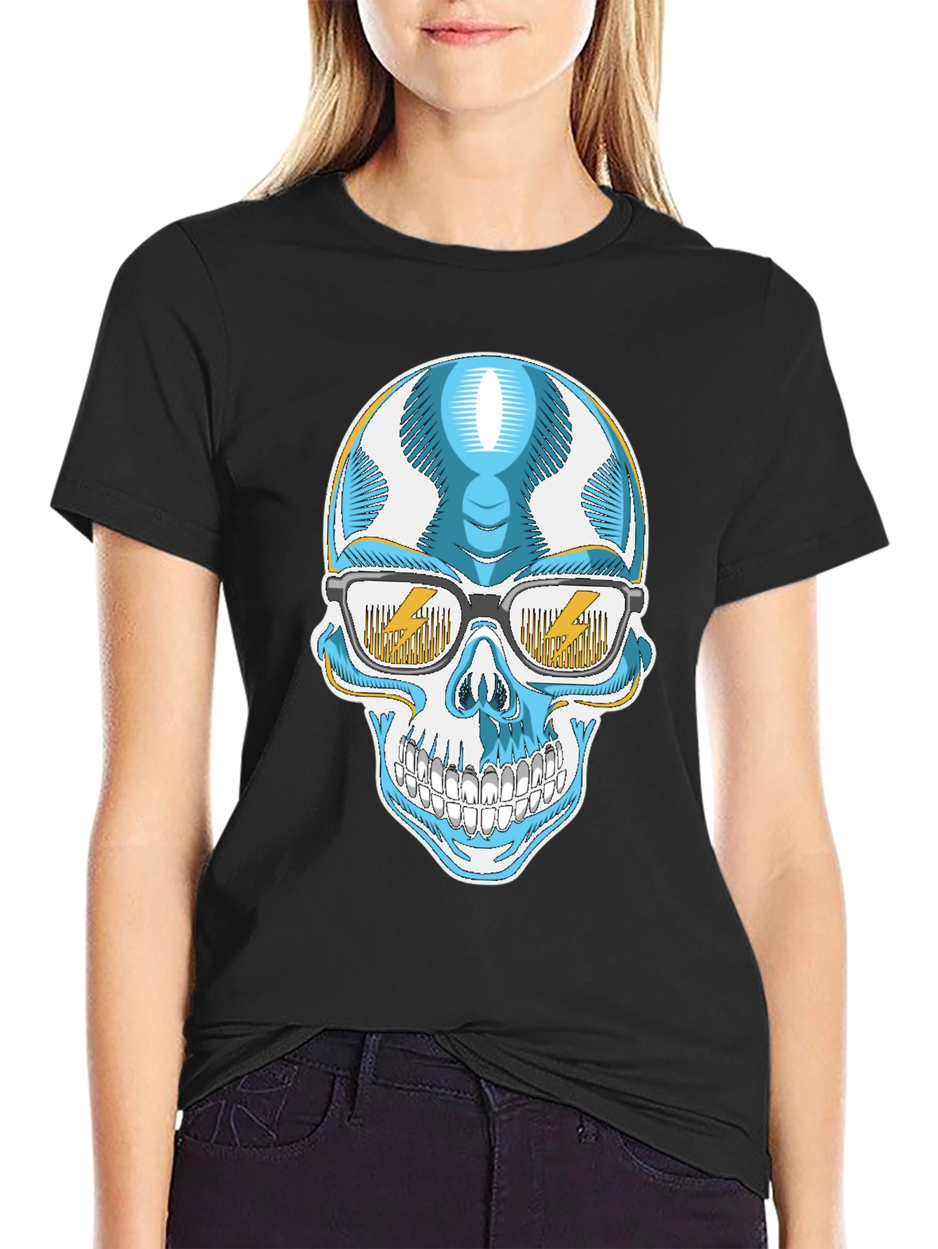 Cool Skull T-Shirt with Glasses