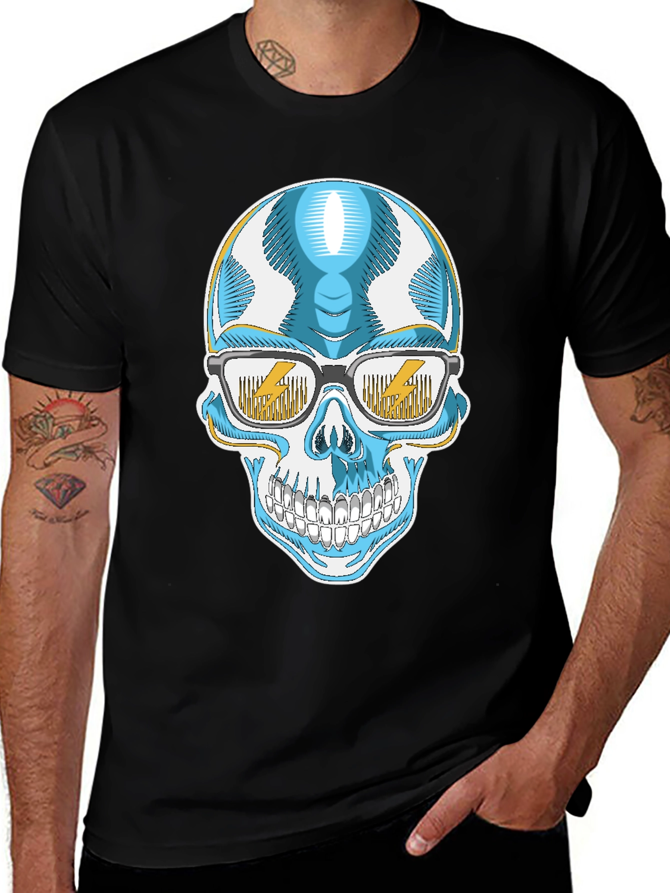 Cool Skull T-Shirt with Glasses