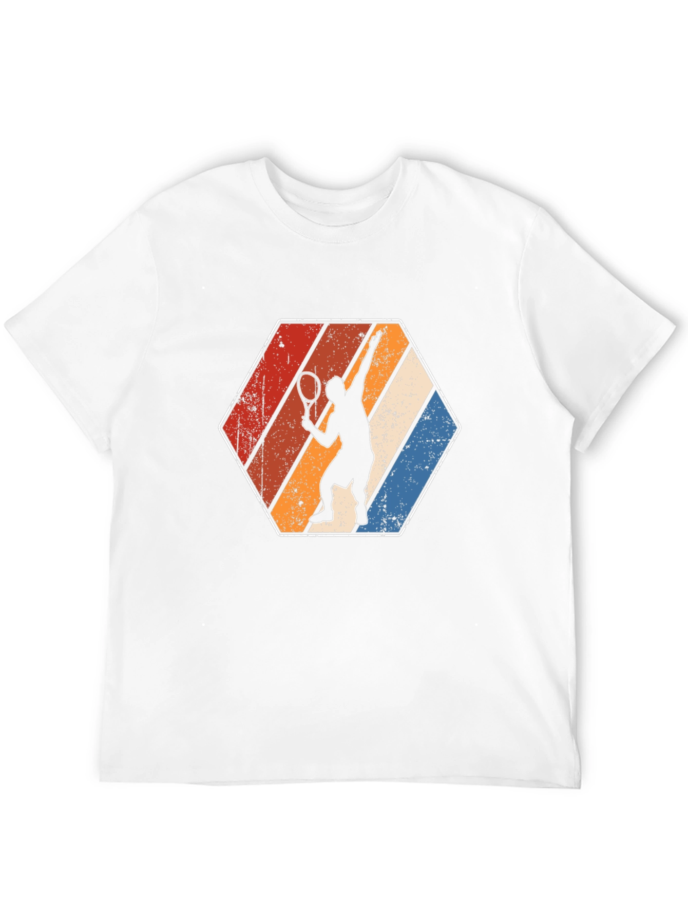 Retro Tennis Player T-Shirt