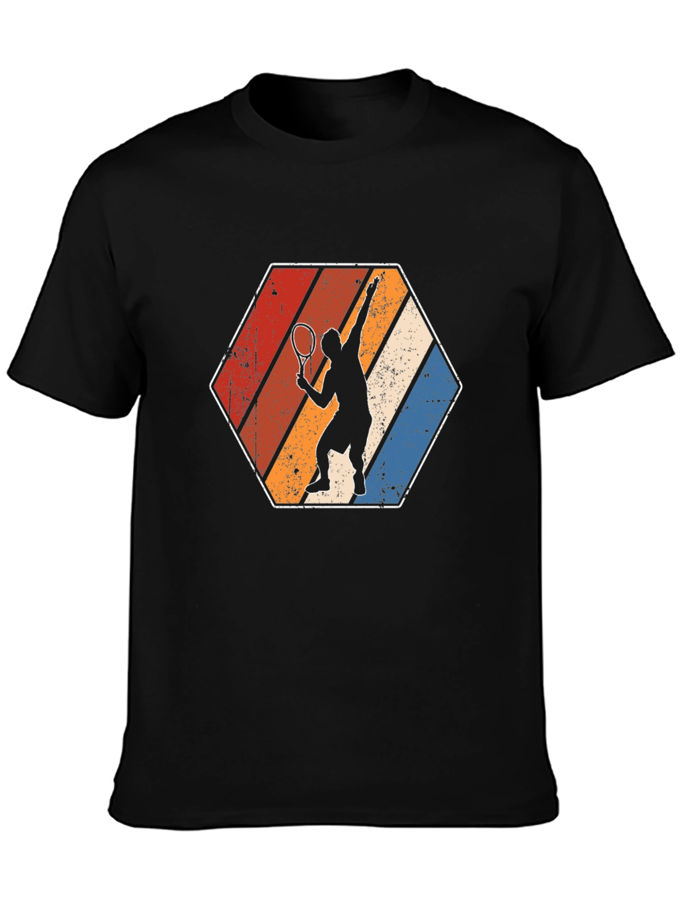 Retro Tennis Player T-Shirt
