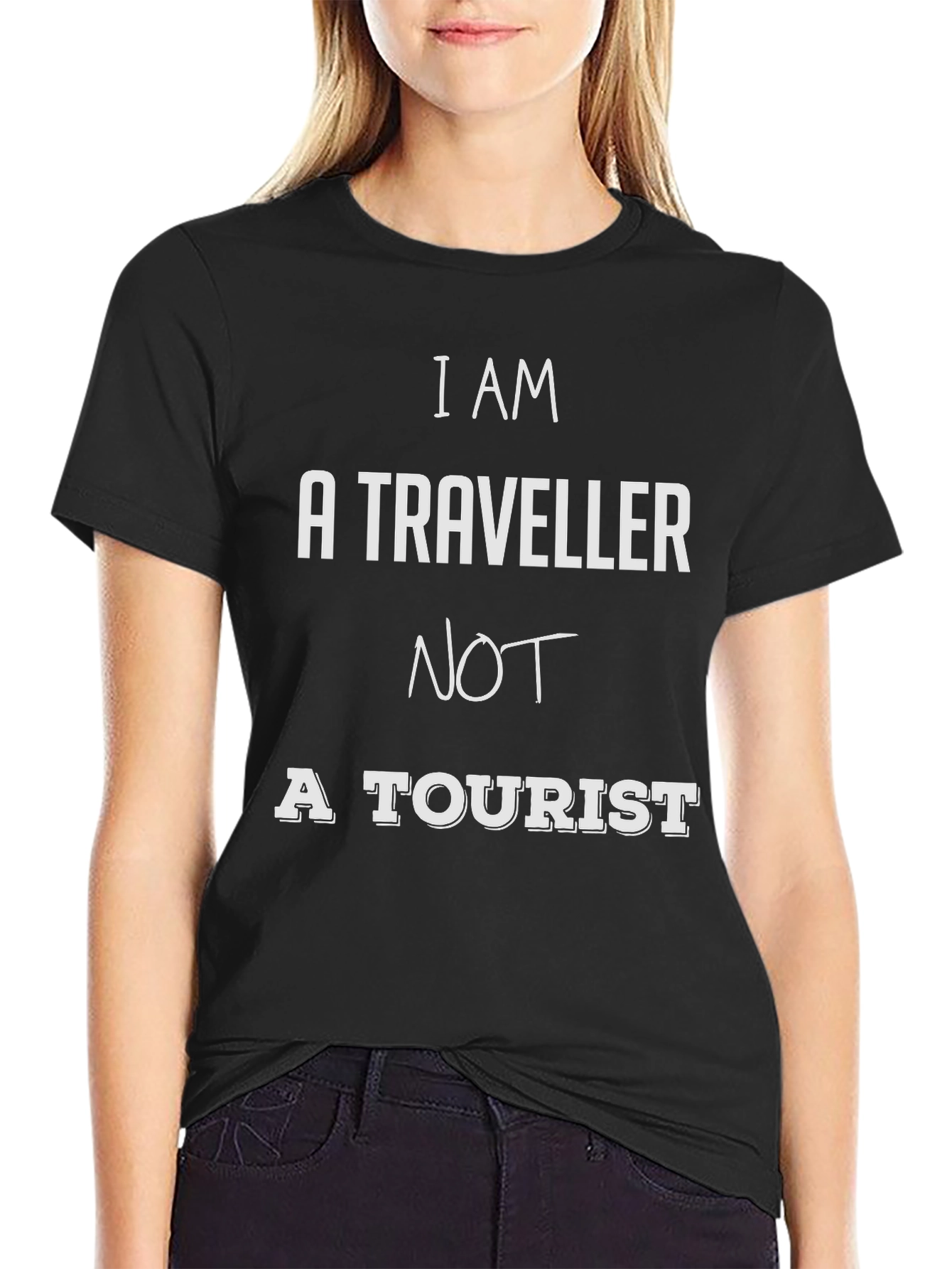 I AM A TRAVELER NOT A TOURIST T-Shirt
