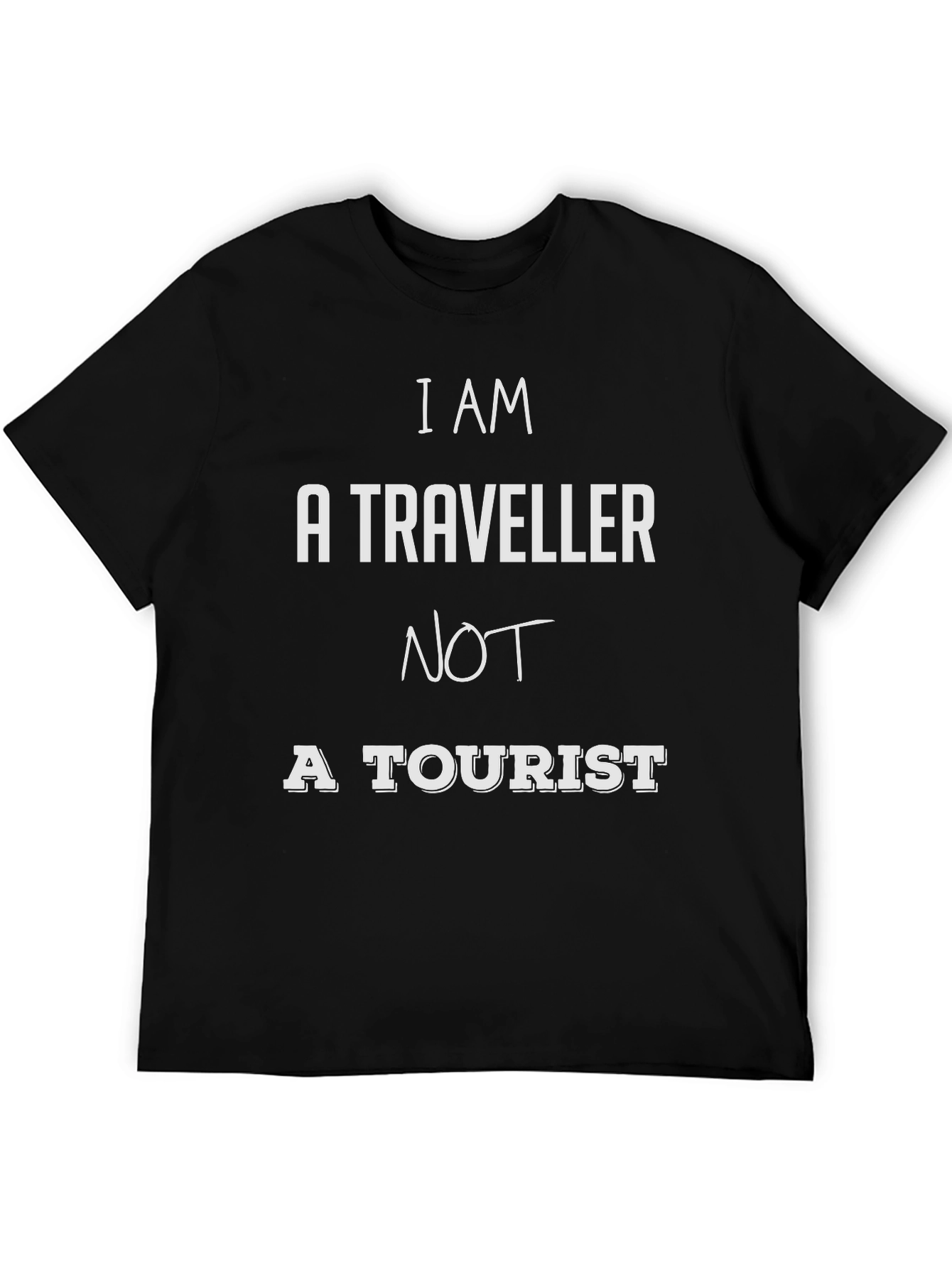 I AM A TRAVELER NOT A TOURIST T-Shirt