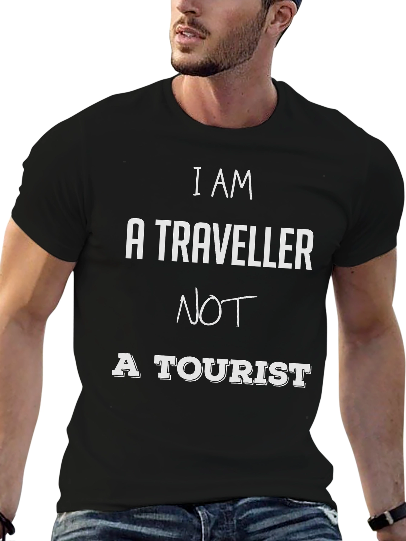 I AM A TRAVELER NOT A TOURIST T-Shirt