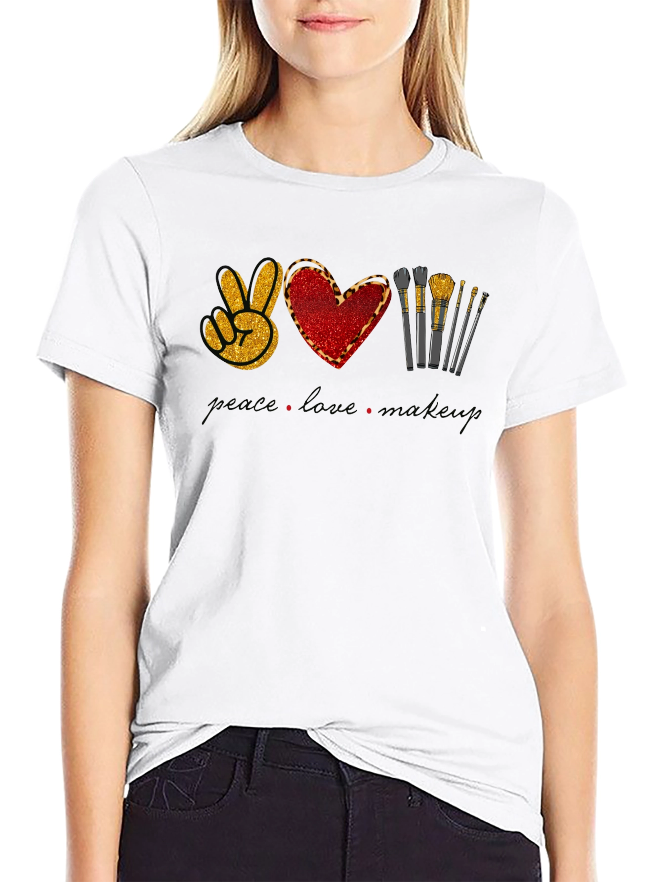Peace Love Makeup T-Shirt