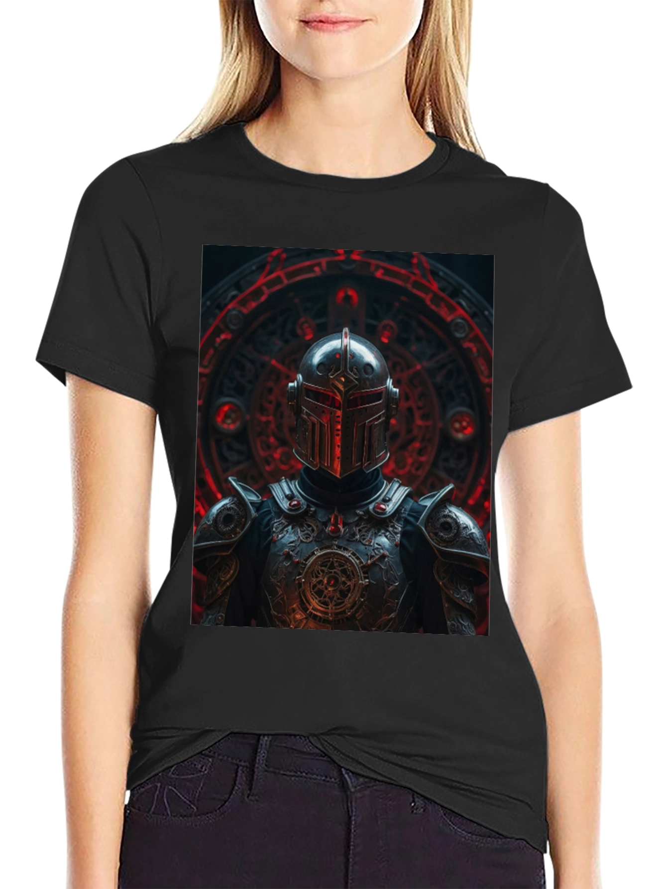 Knight Templar Graphic Tee - Black