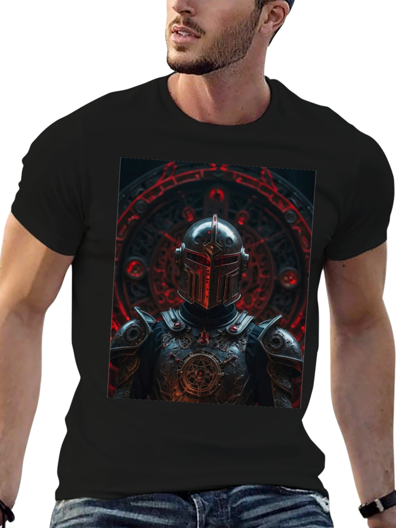 Knight Templar Graphic Tee - Black