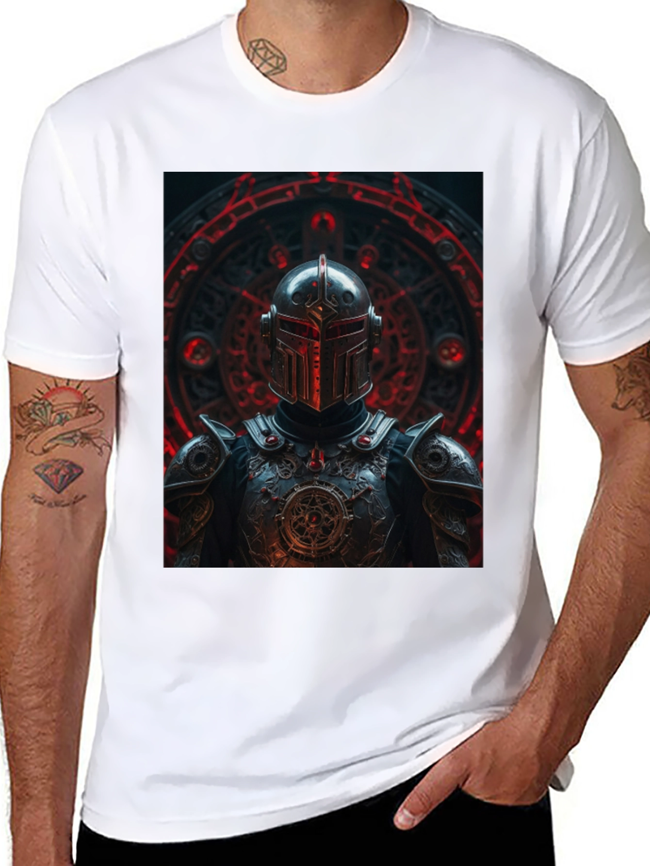 Knight Templar Graphic Tee - Black